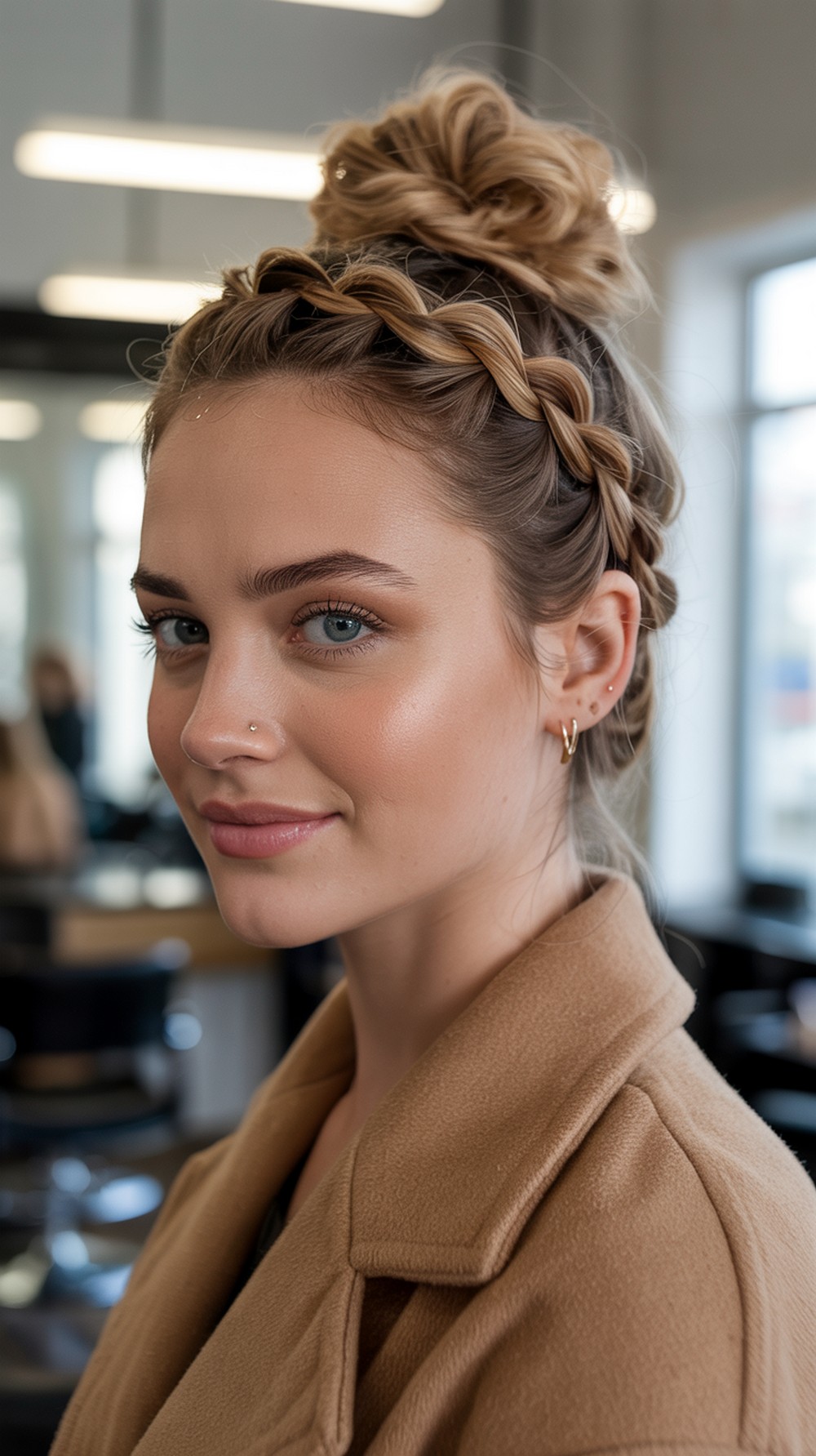 Maple Braid into Bun