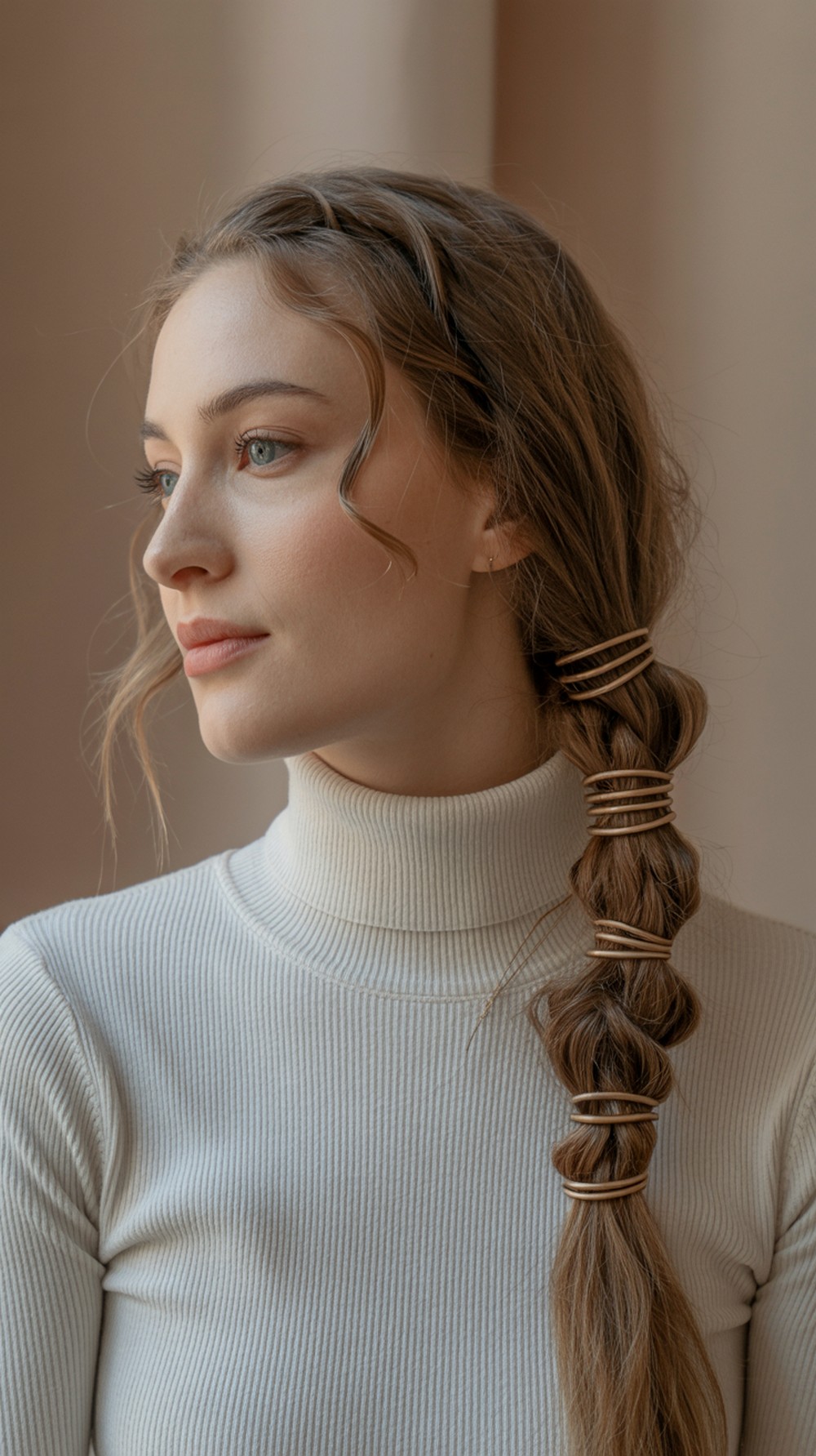 Metallic Coil Braid Rings