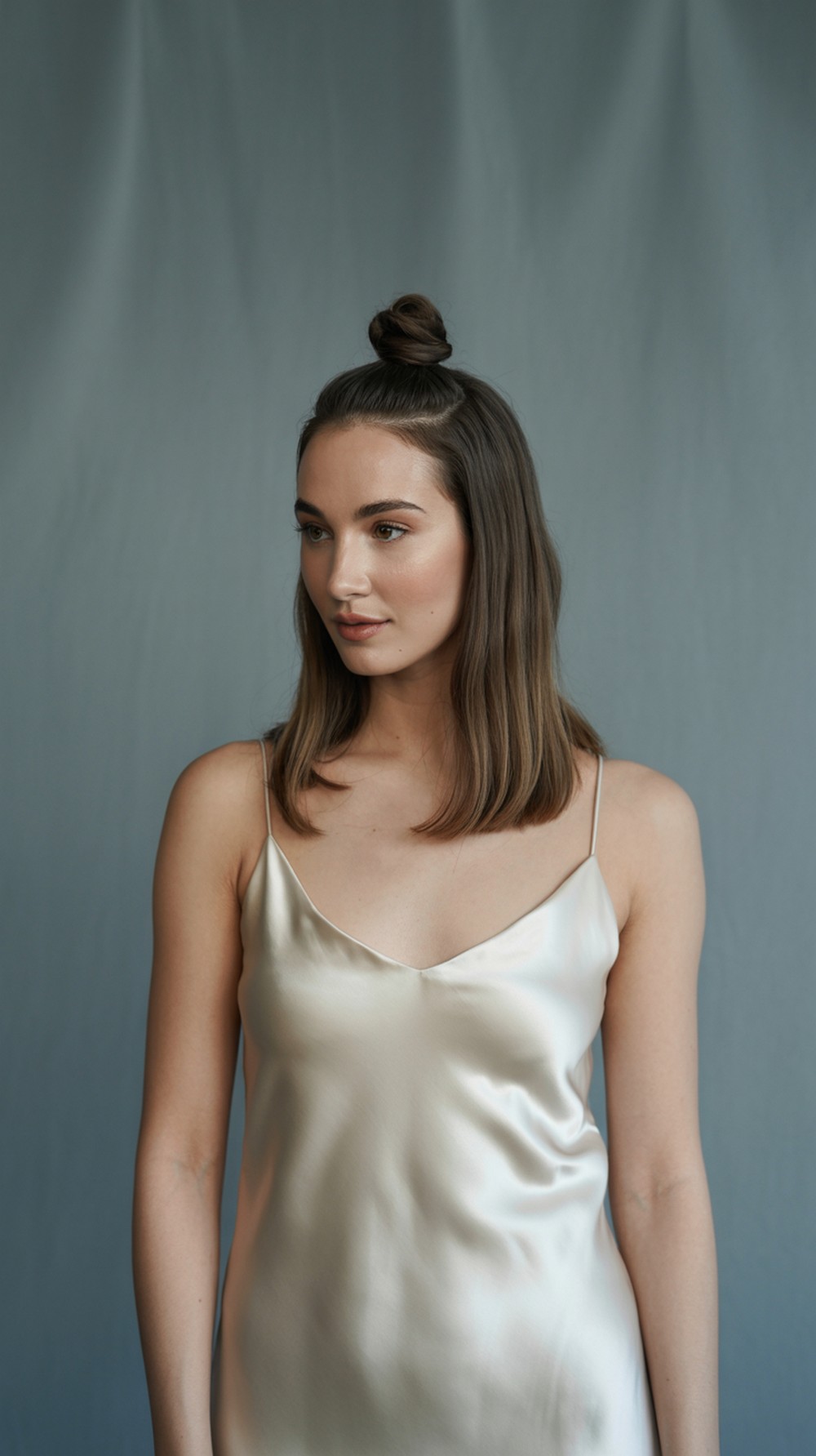 Minimal Top Knot + Face Frame