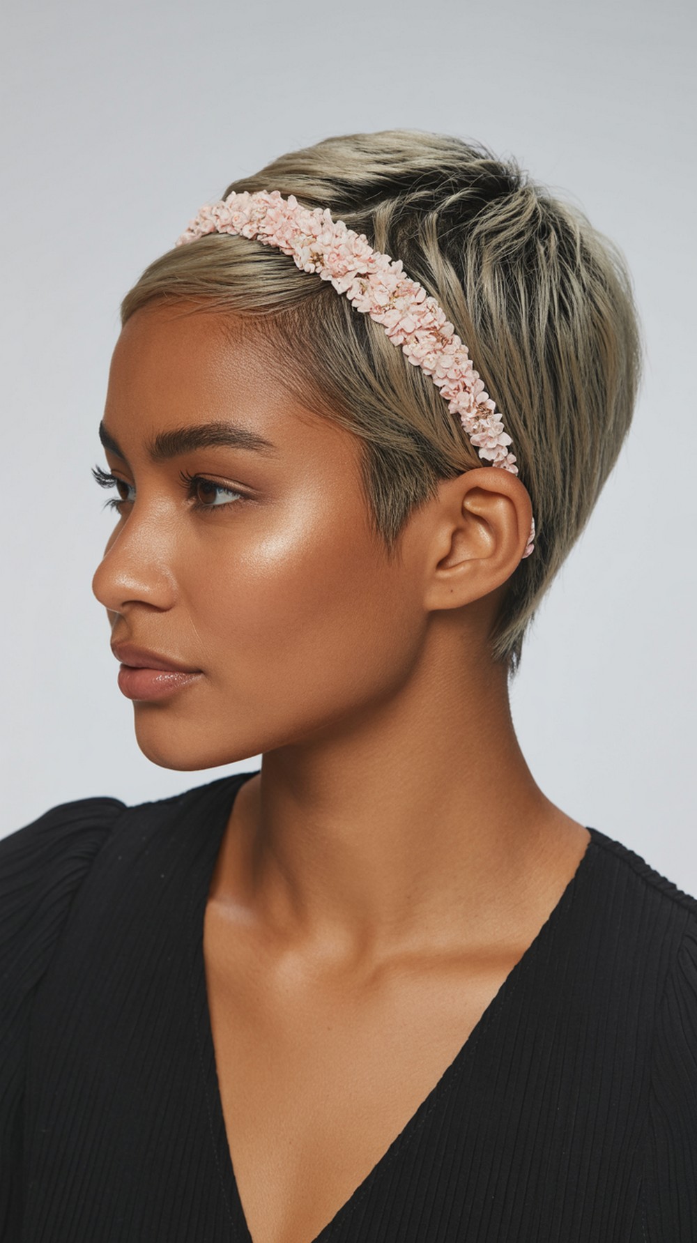 Pixie Lift with Petite Floral Band