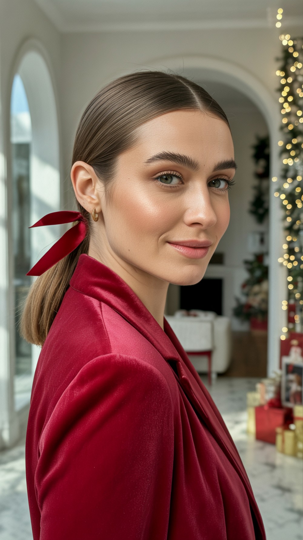 Ribbon Wrapped Low Pony