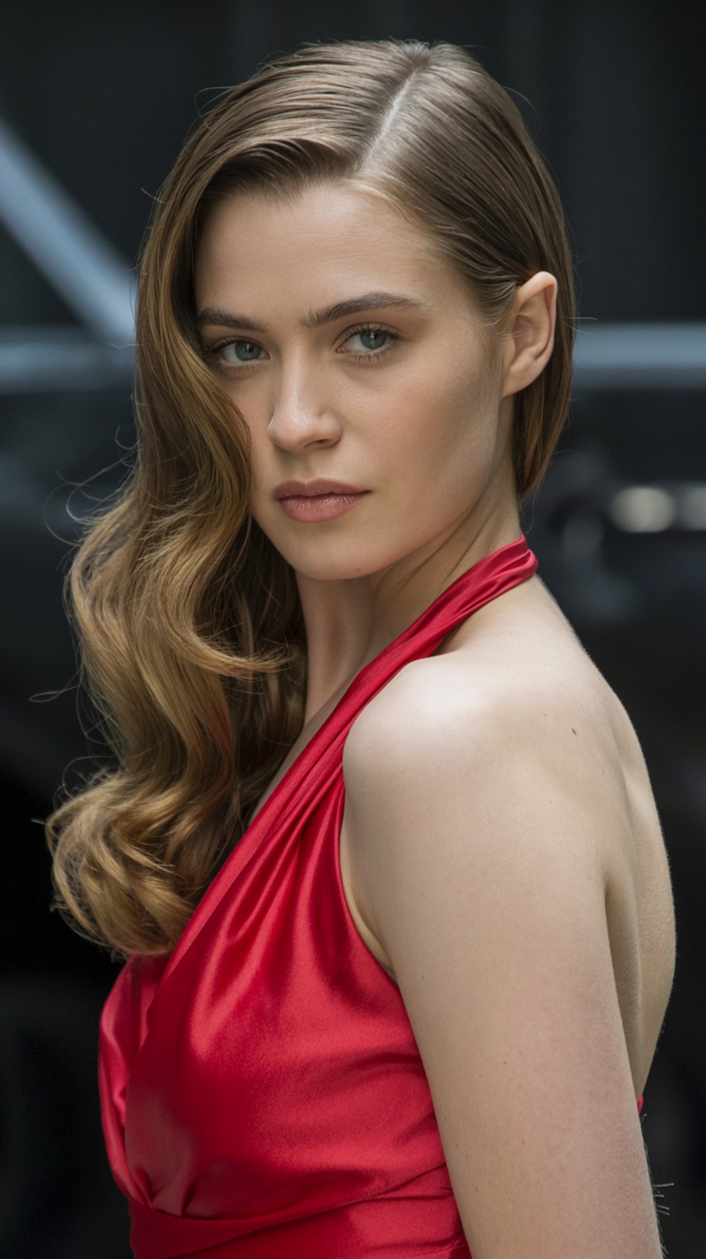 Side Swept Hollywood Waves
