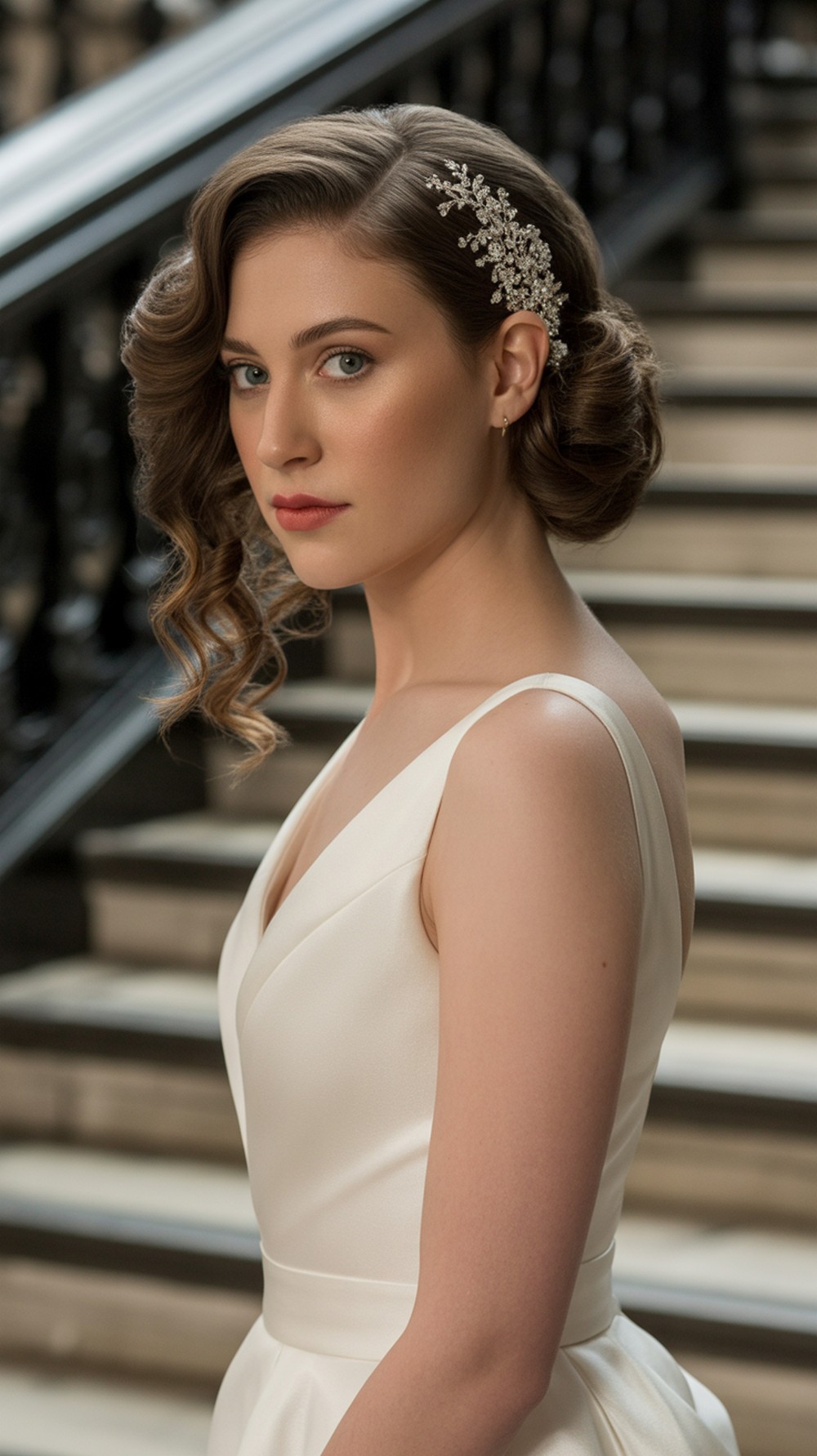 Side Swept Luxe Curls with Comb