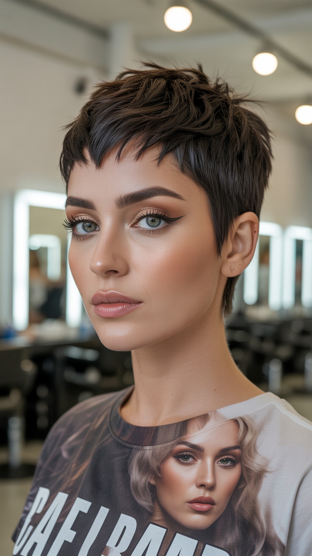 Soft Choppy Wolf Cut (Short)