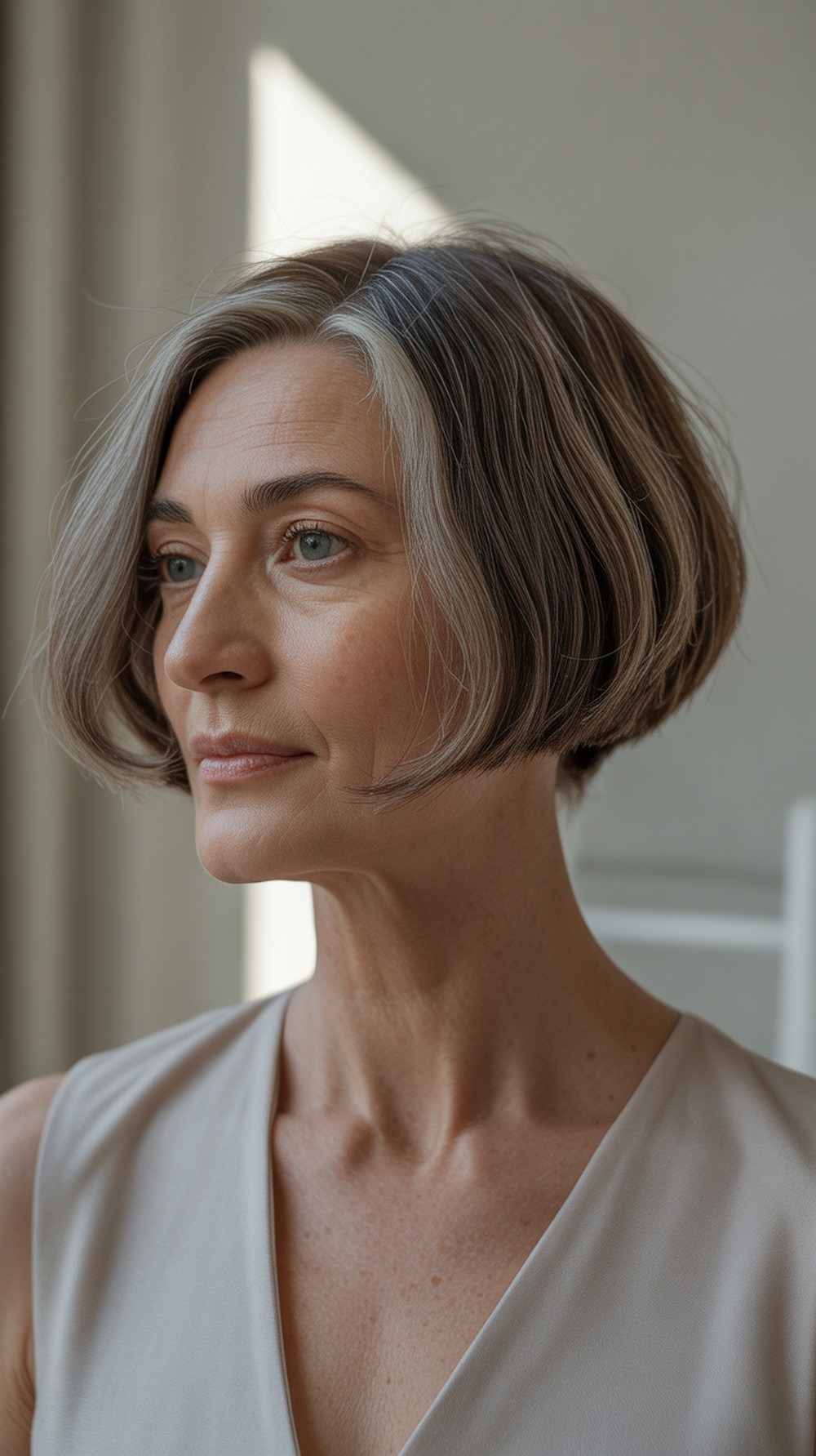 Stacked Bob with Soft Undercut