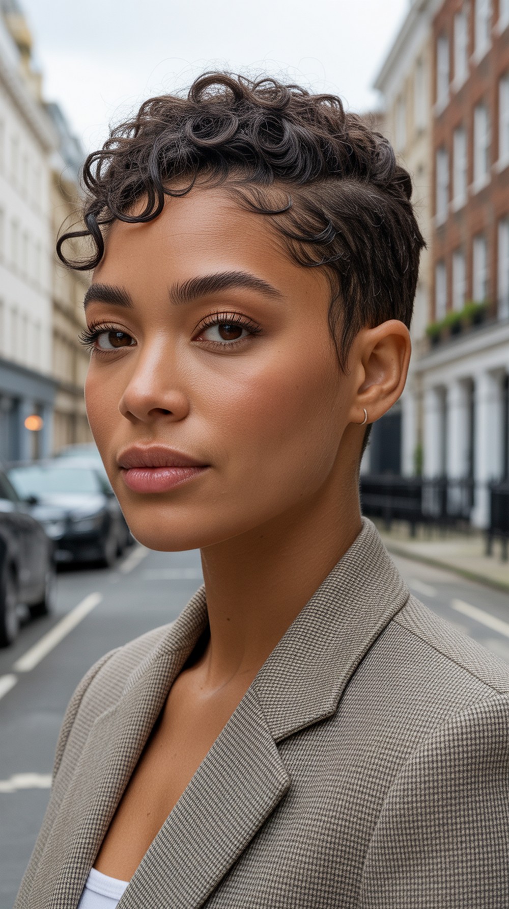 Tapered Pixie with Curls