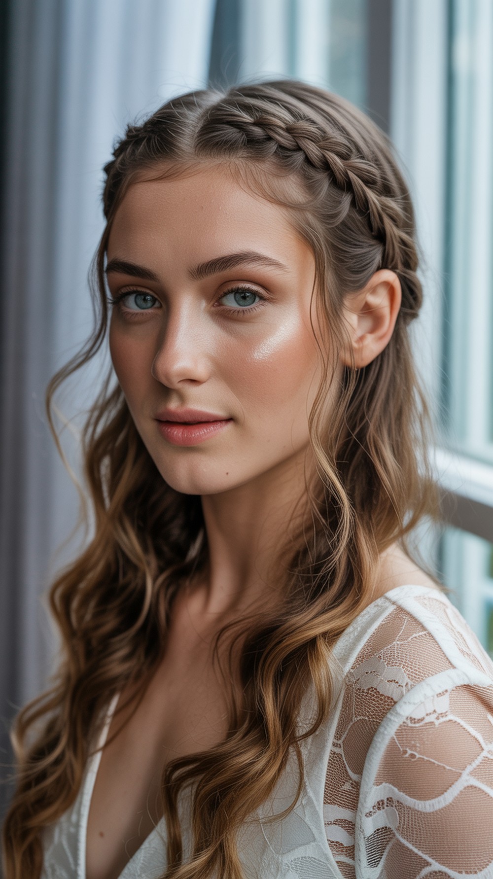 Waterfall Braid with Waves