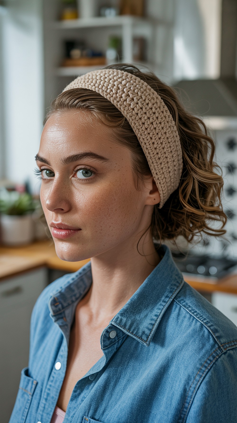 Wide Crochet Headband