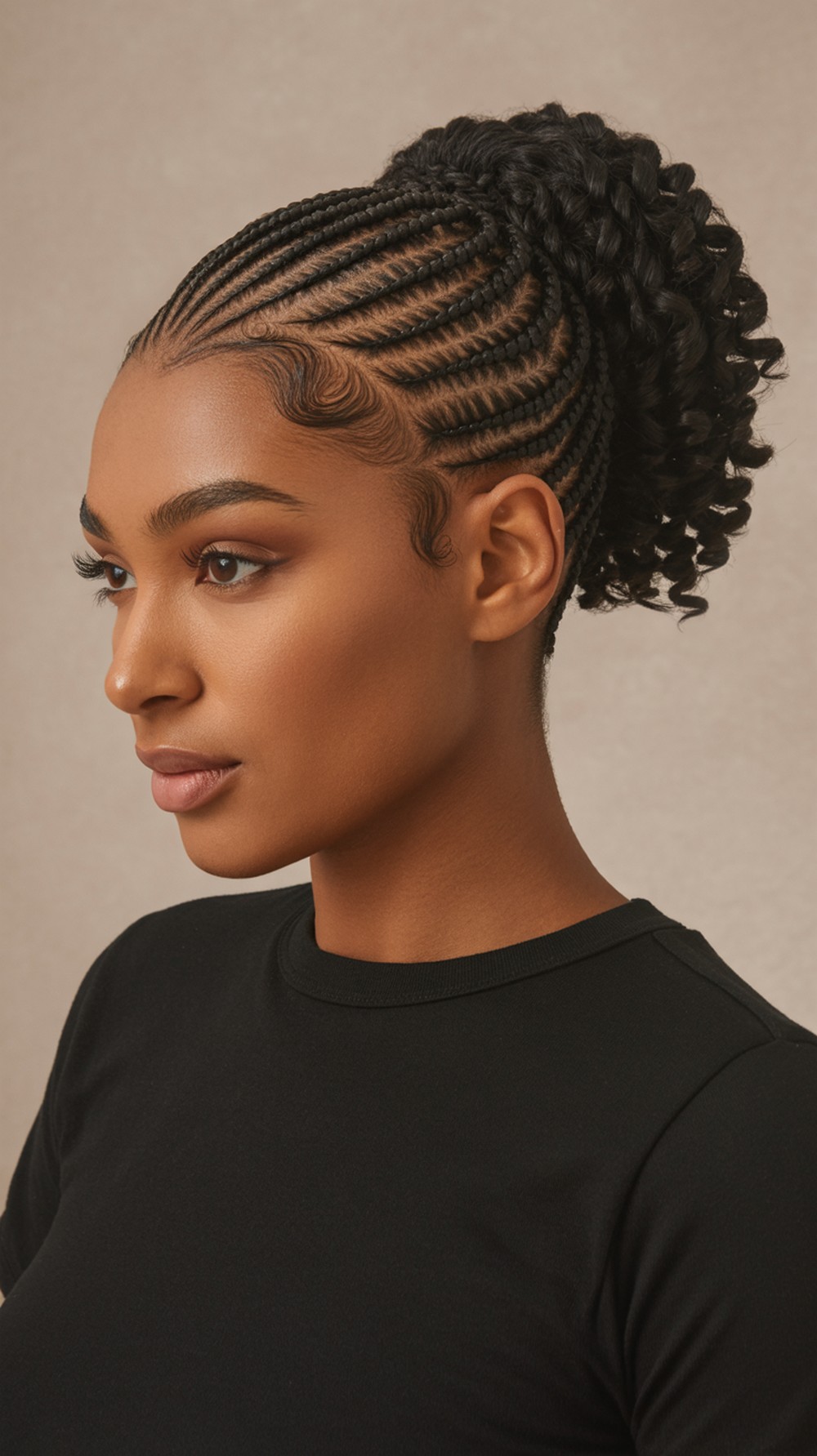 Zig Zag Crochet Curly Pony