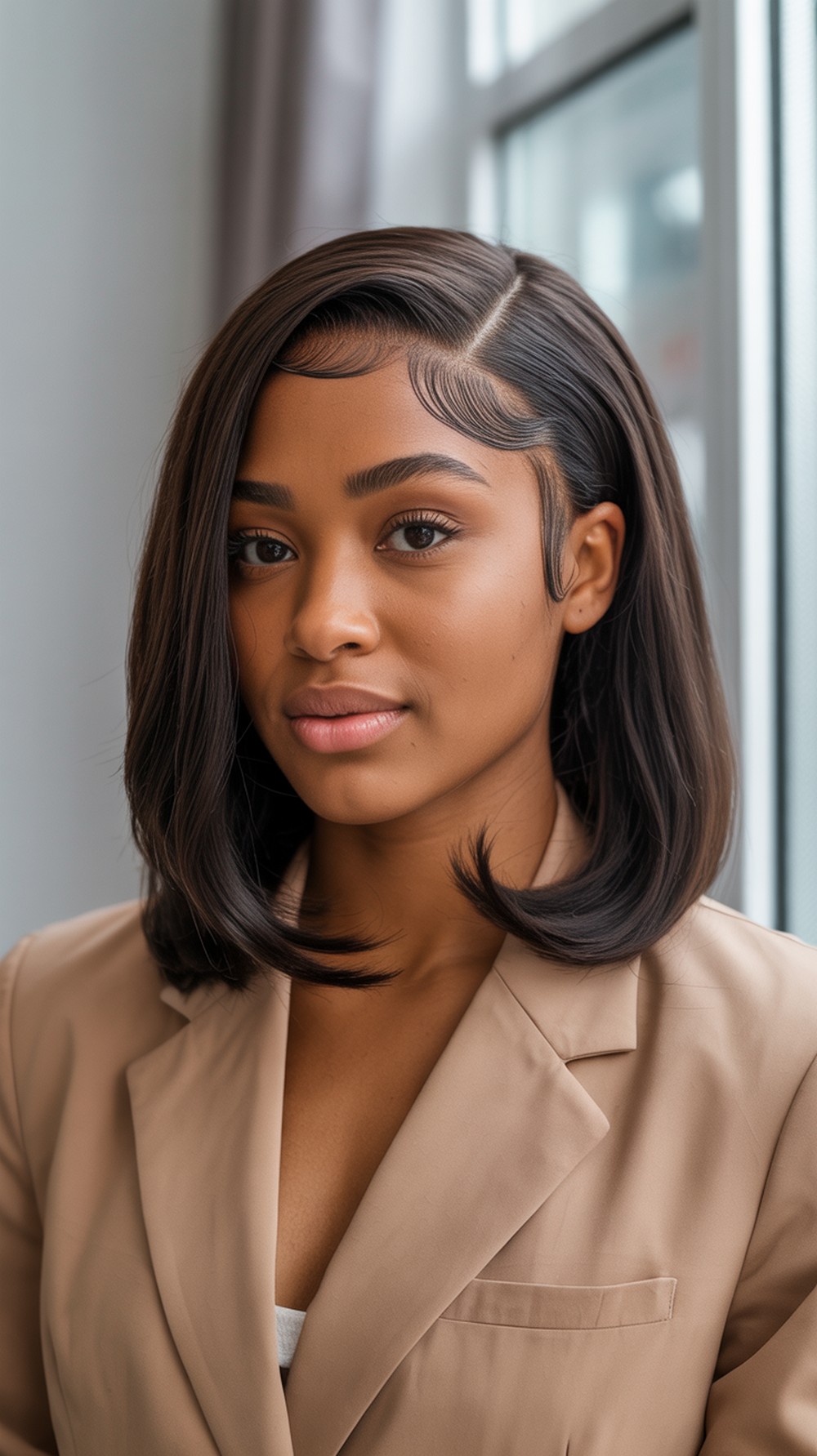 Zig Zag Sew In Leave Out