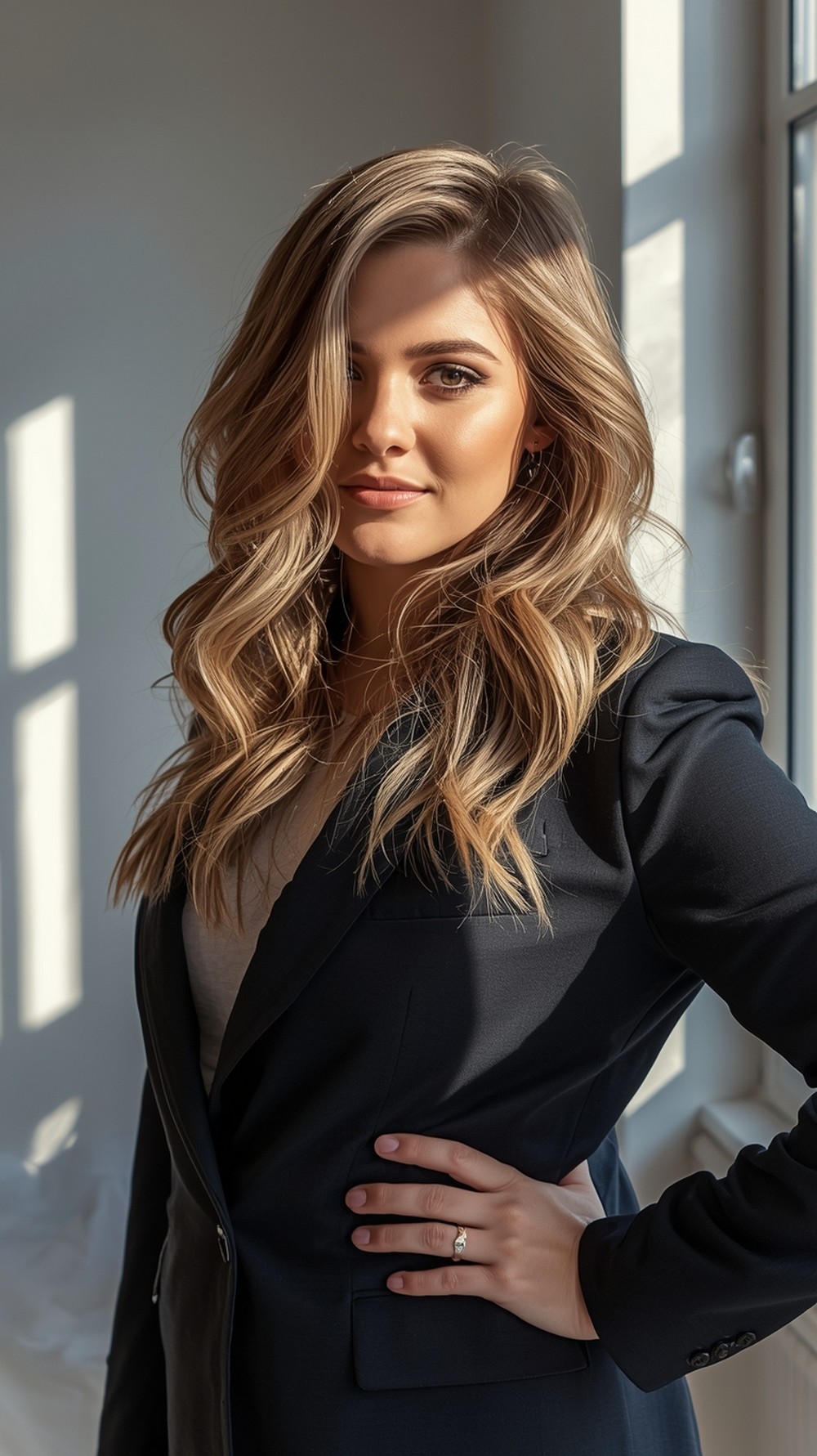 Airy Waves with Tucked Light Side