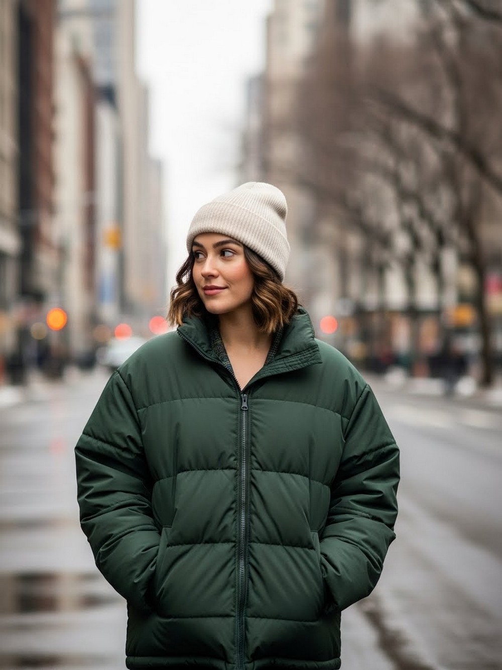 Beanie-Friendly Flat-Proof Wavy Lob