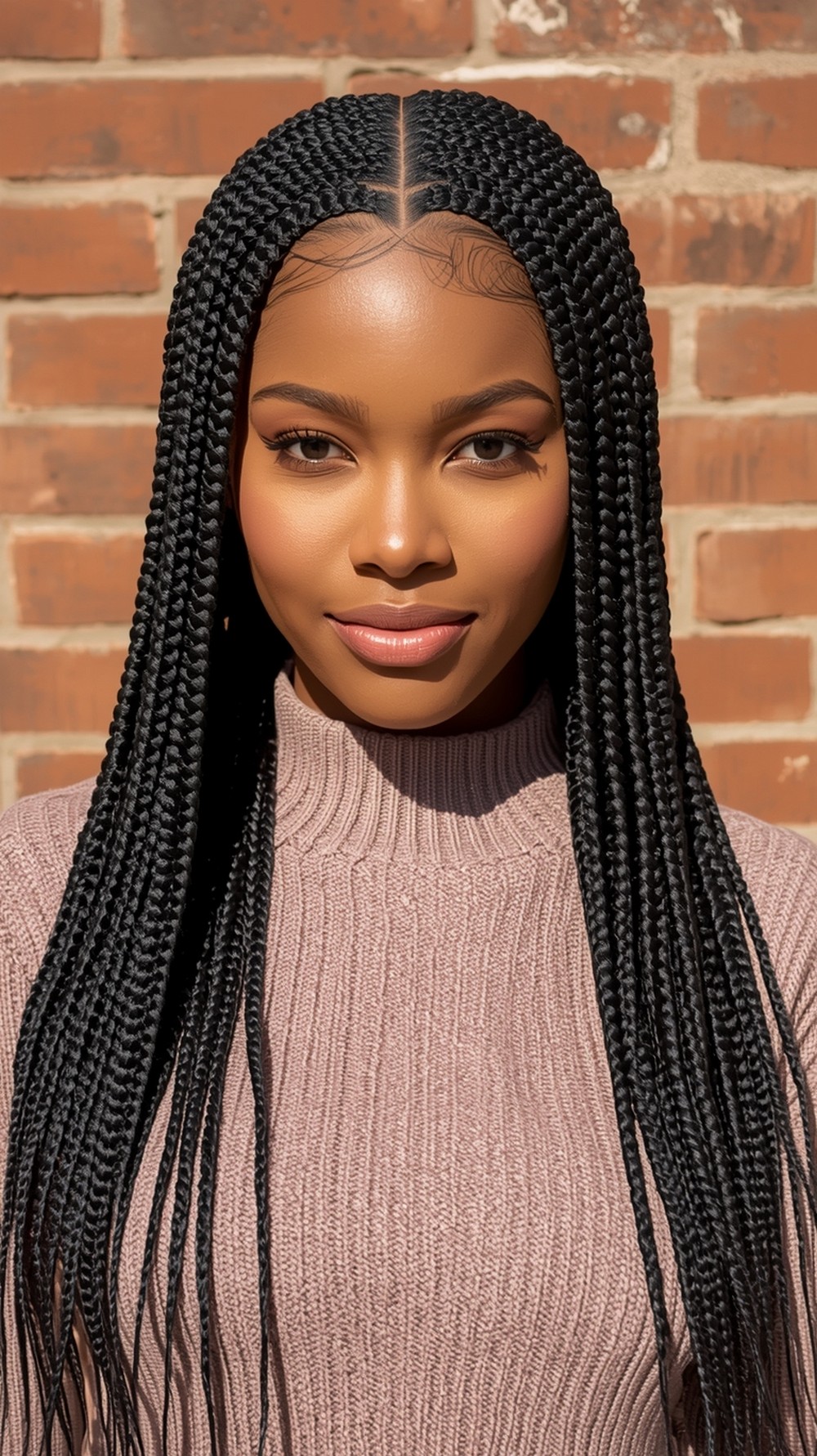 Braided Box-Braid Wig