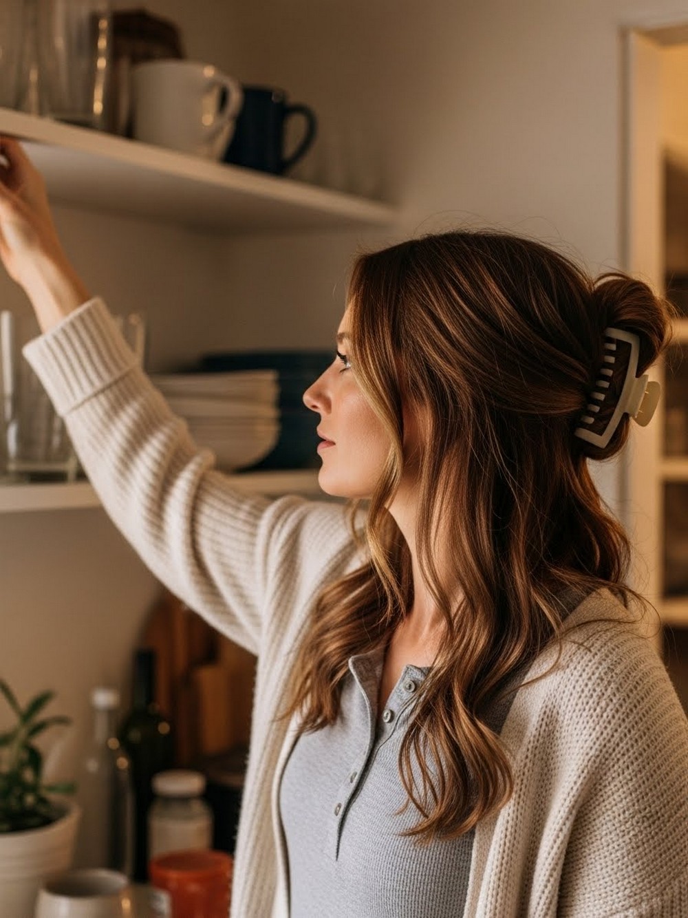 Clip-and-Go Claw Messy Bun
