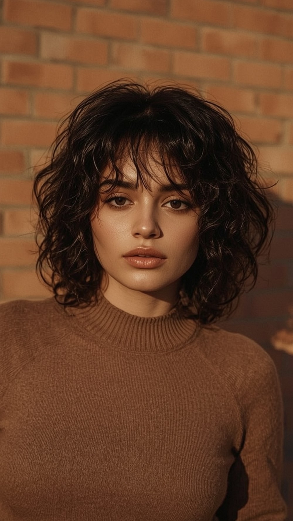 Curly French Shag Halo