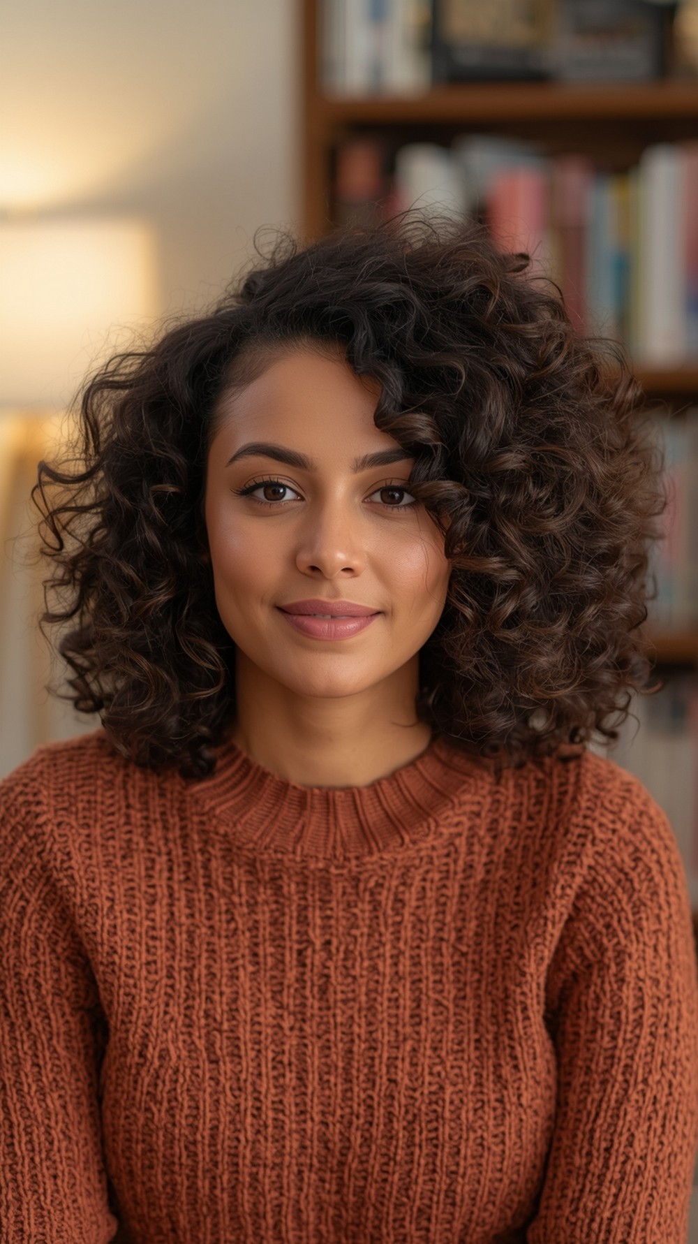Defined Curly Faux-Shape (Longer Top)