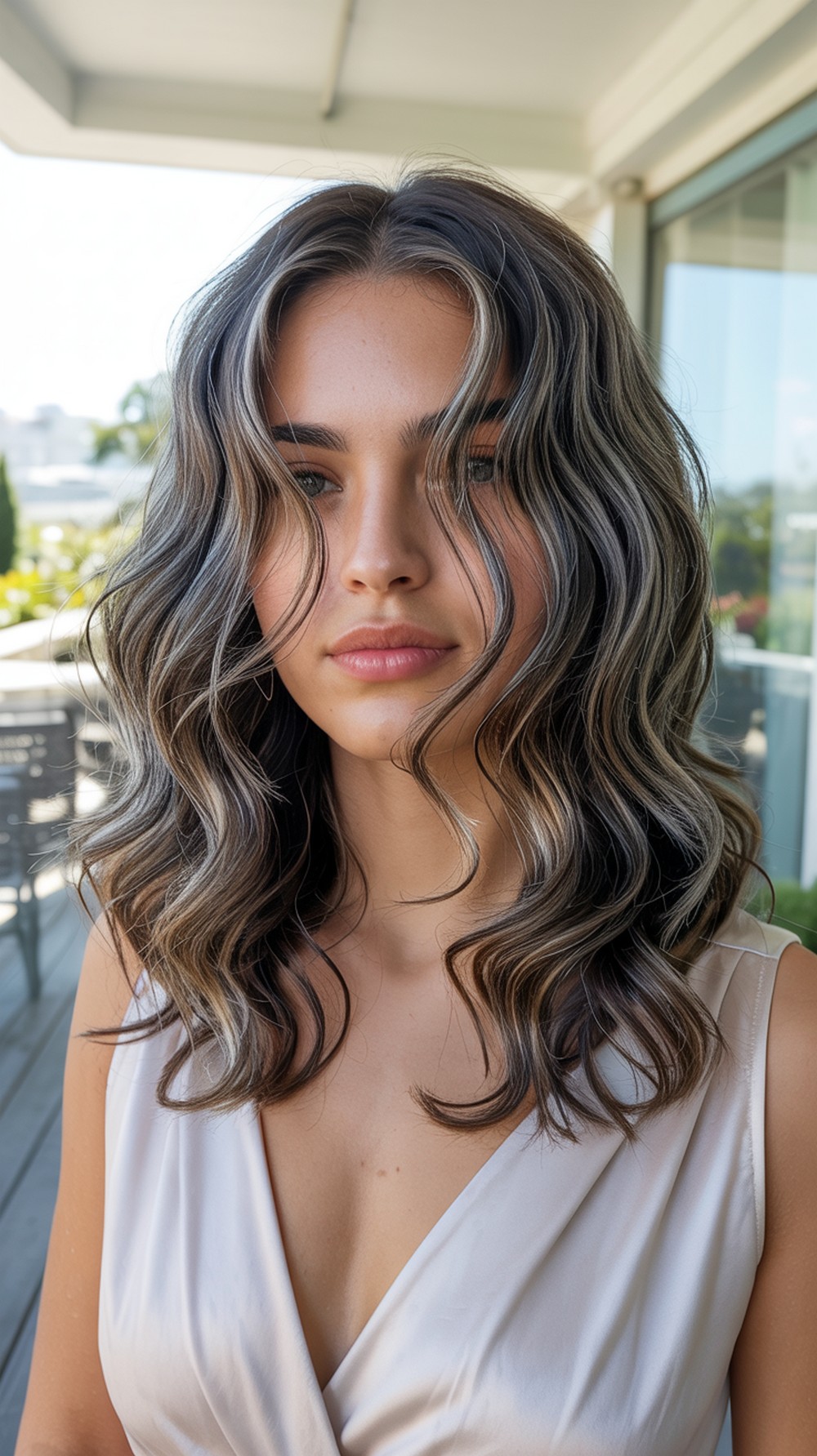Defined Wavy Curtains with Face Frame