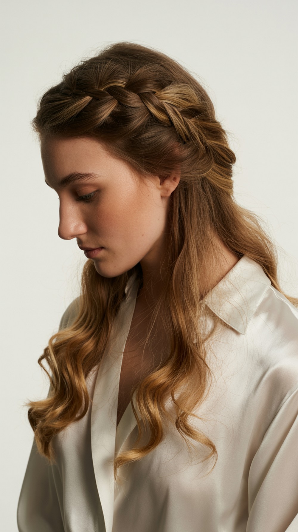 Fishtail Knot Half-Up