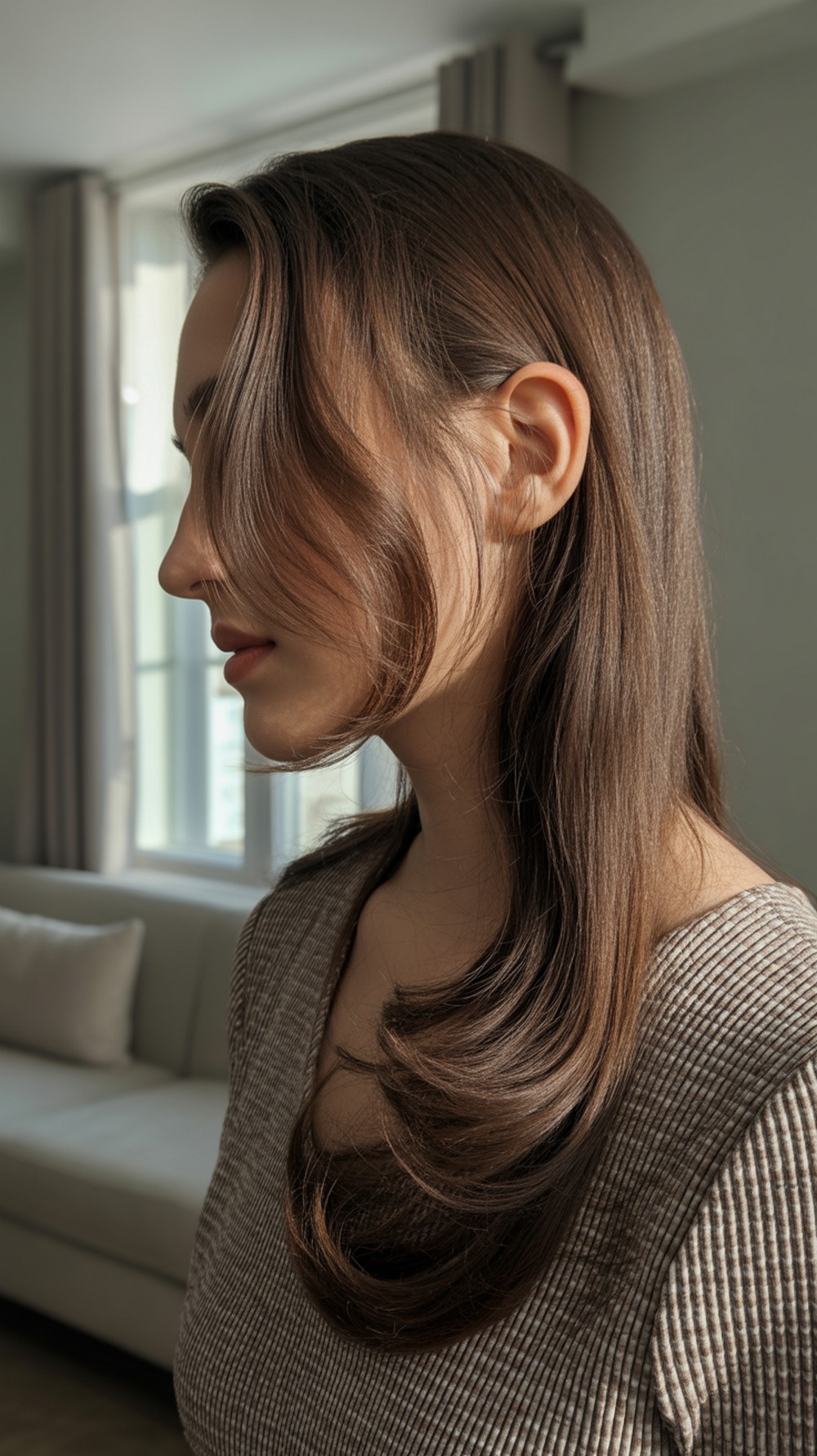 Glossy Fairy Waves with Tucked Ear