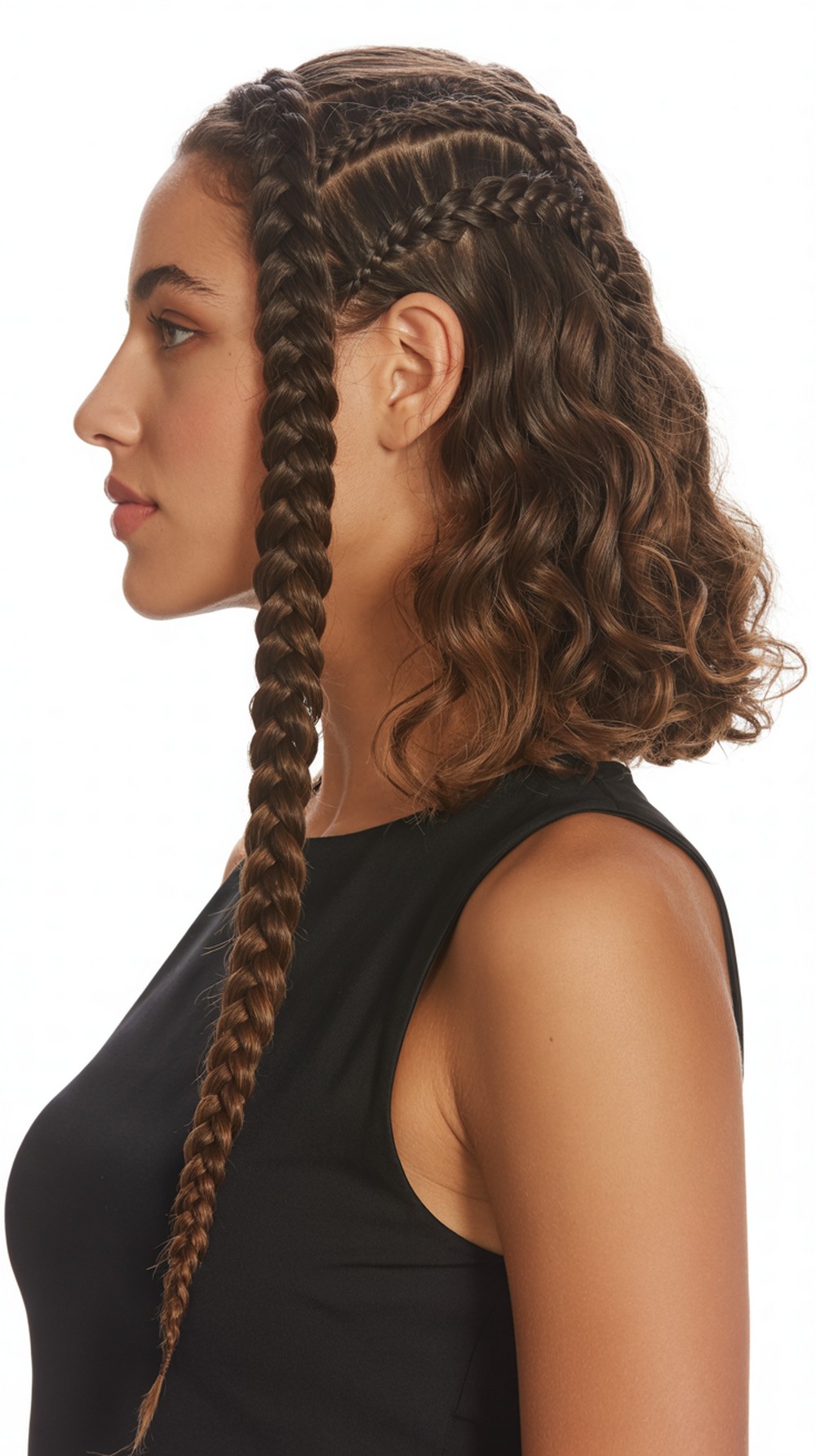 Jumbo Two Goddess Braids