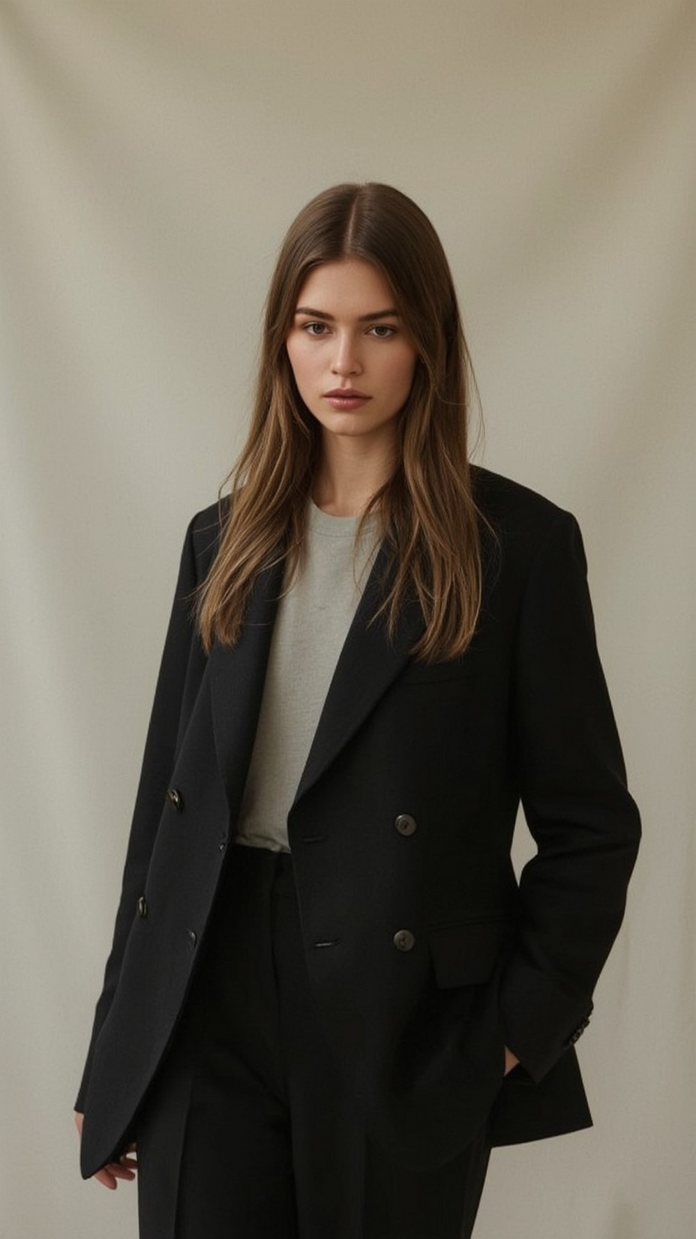 Long Layered French Shag Sweep