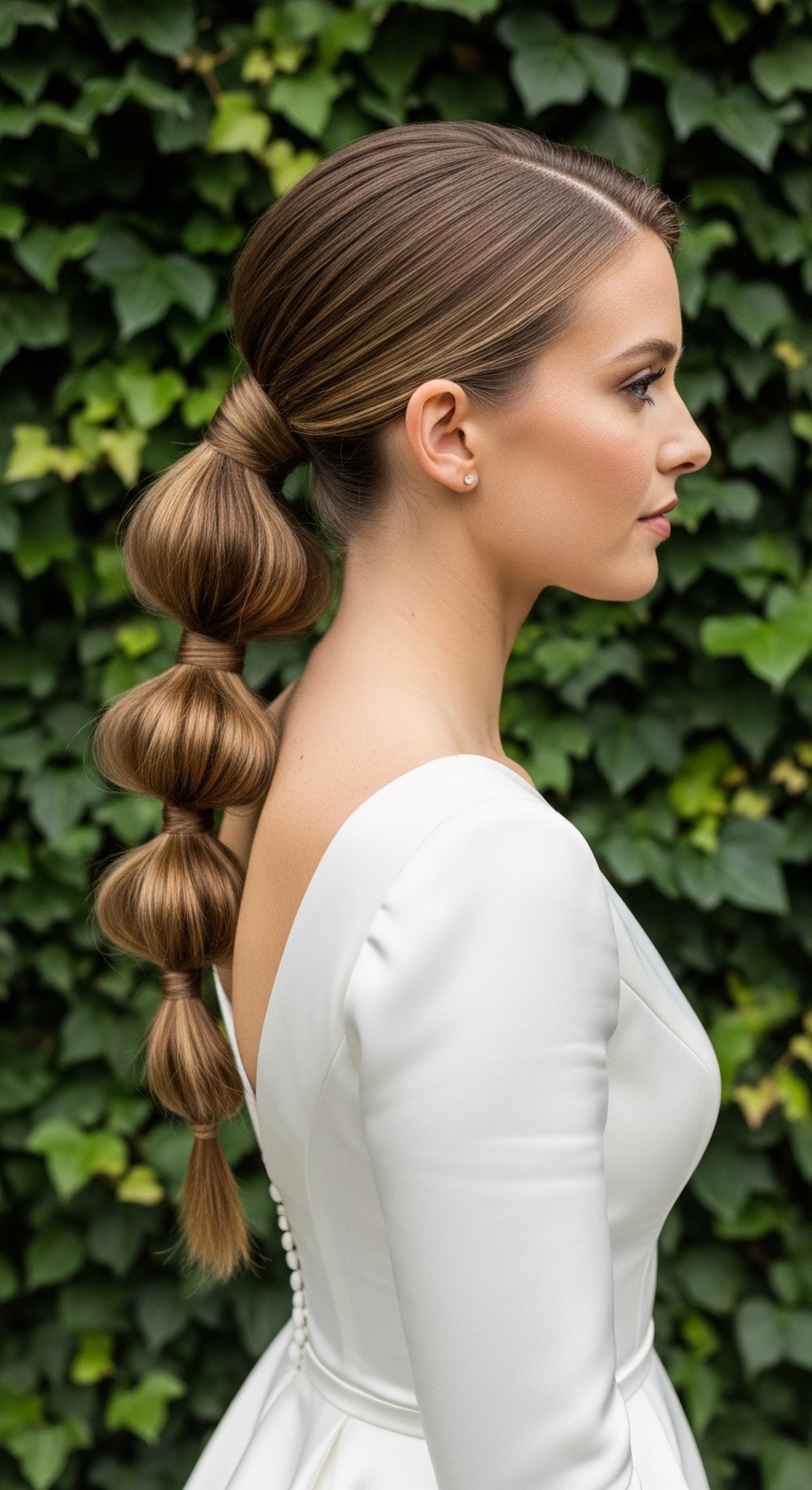 Low Bubble Ponytail