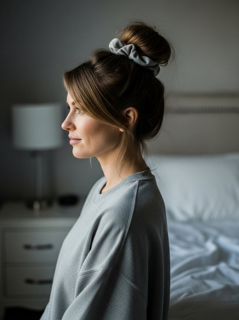 Oversized Scrunchie Messy Bun