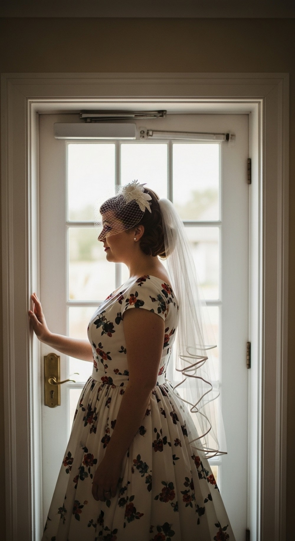 Retro Roll with Veil