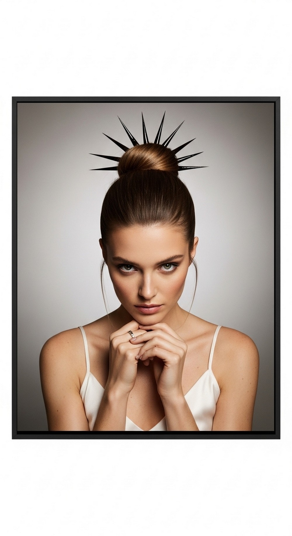 Sleek Spiky Bun