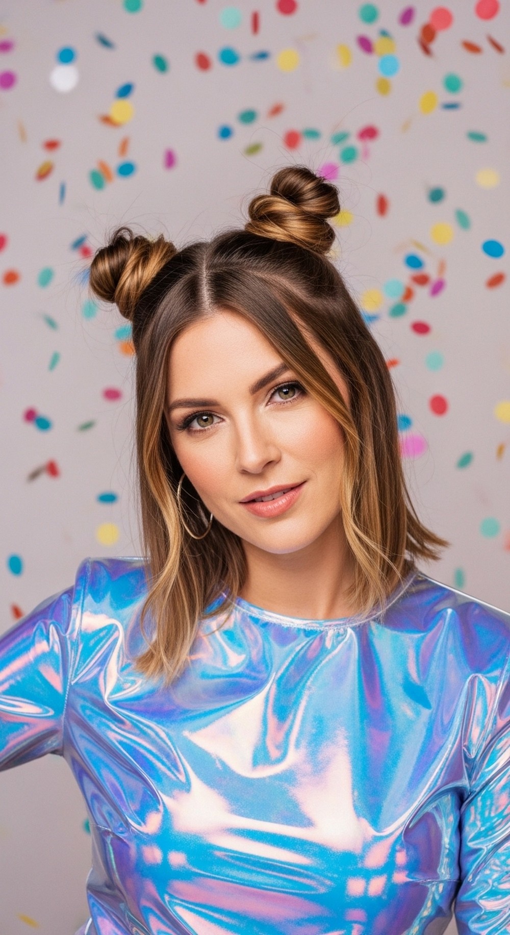 Twisted Space Buns