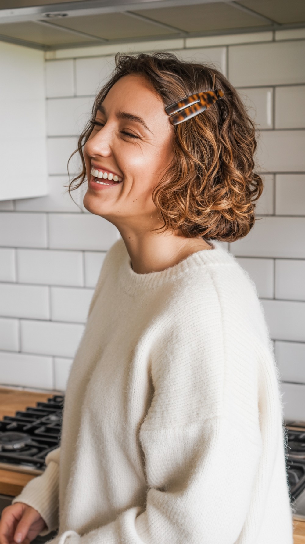 Wavy Claw-Clip Updo