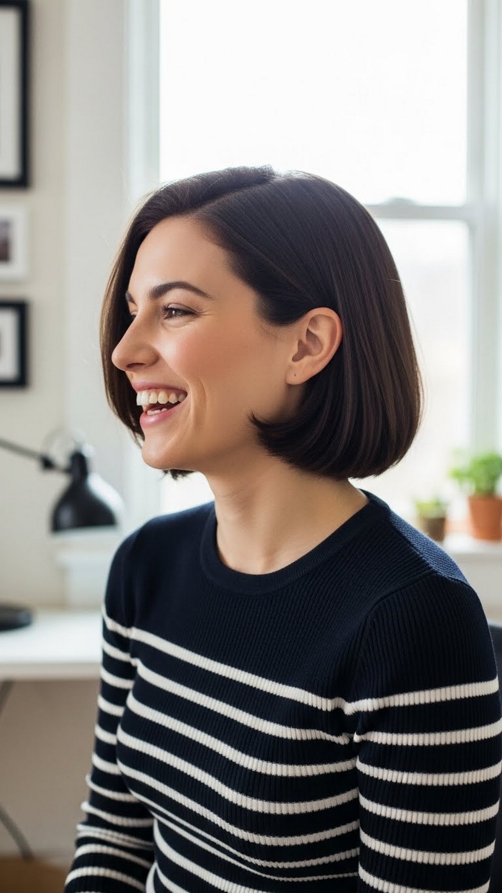 Ear-Length Flip Bob