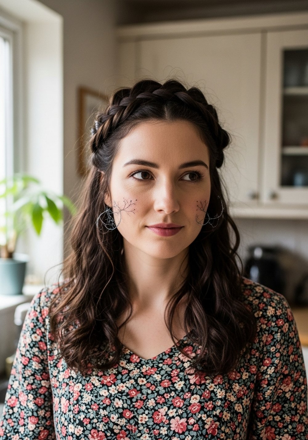 Lace-Inspired Braided Crown