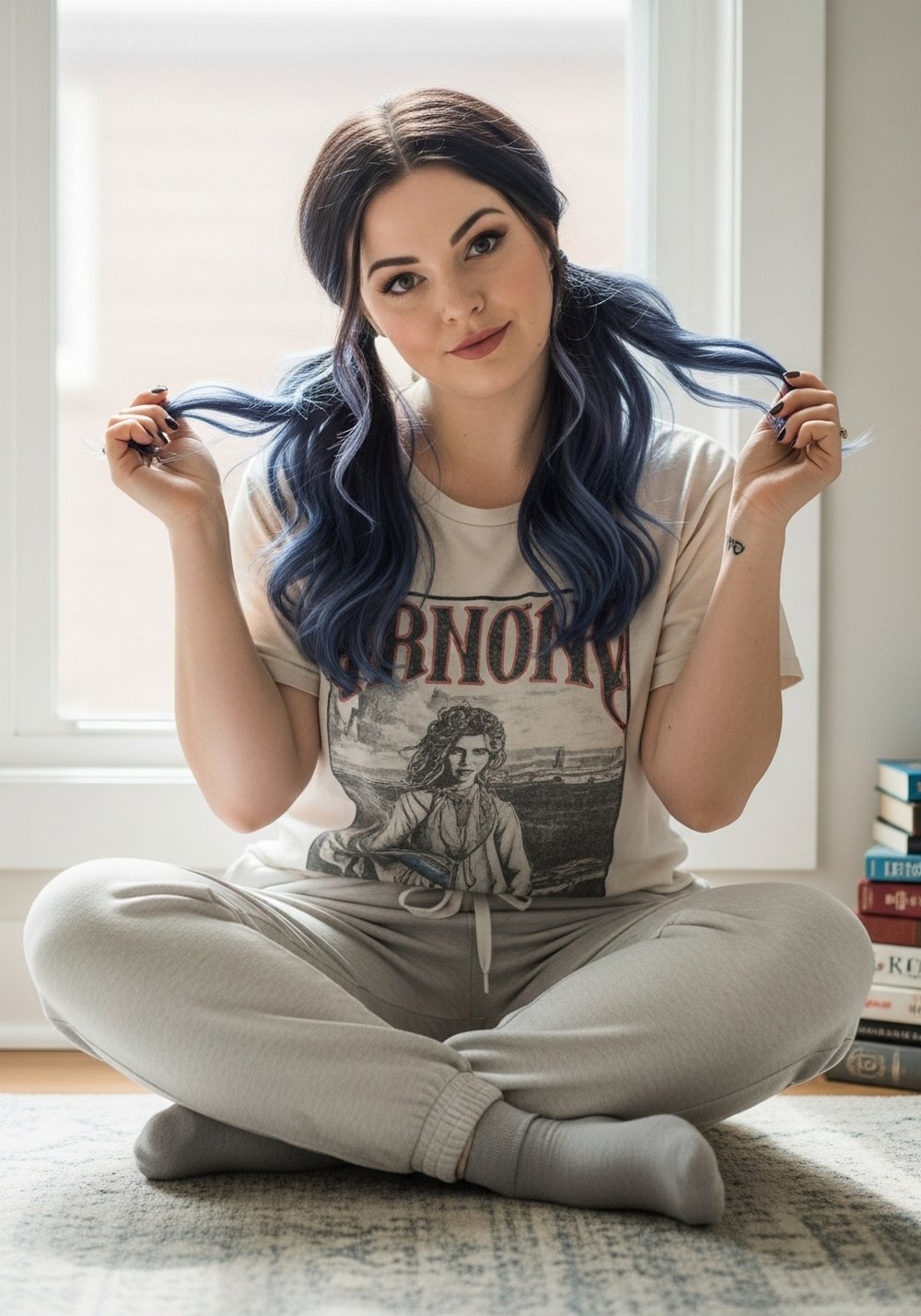 Starlit Loose Pigtails