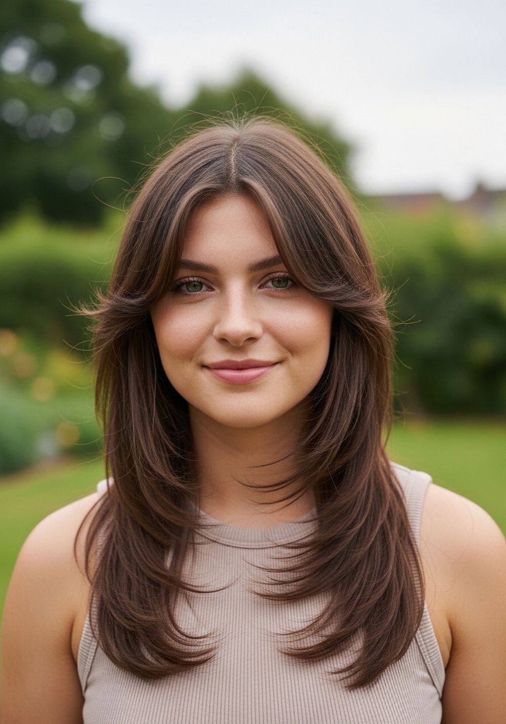 Butterfly Layers With Side Part Lift Hairstyles