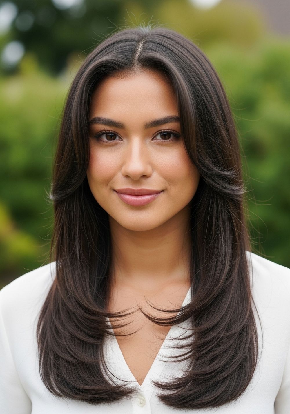 Butterfly Layers With Sleek Finish Hairstyles