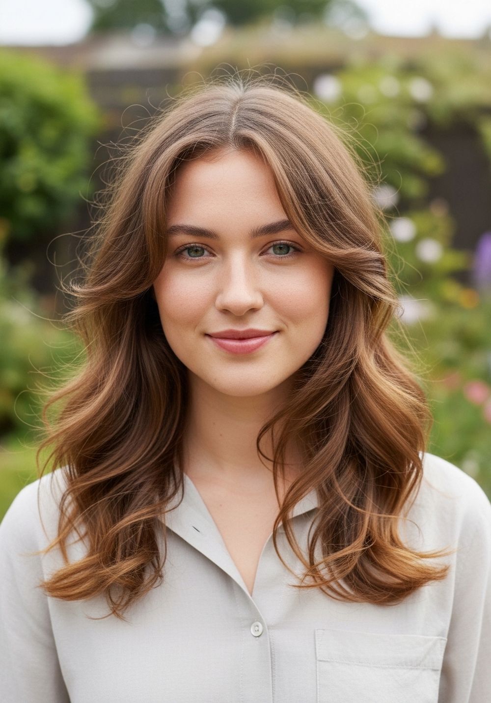 Butterfly Layers With Soft Waves Hairstyles