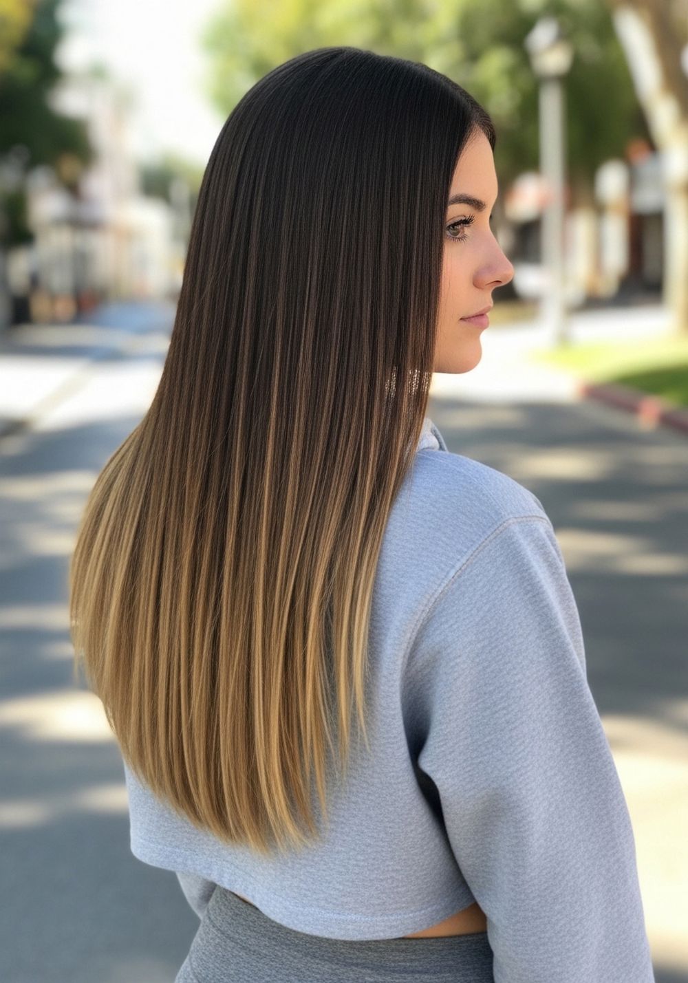 Caramel Mocha Latte Ombre