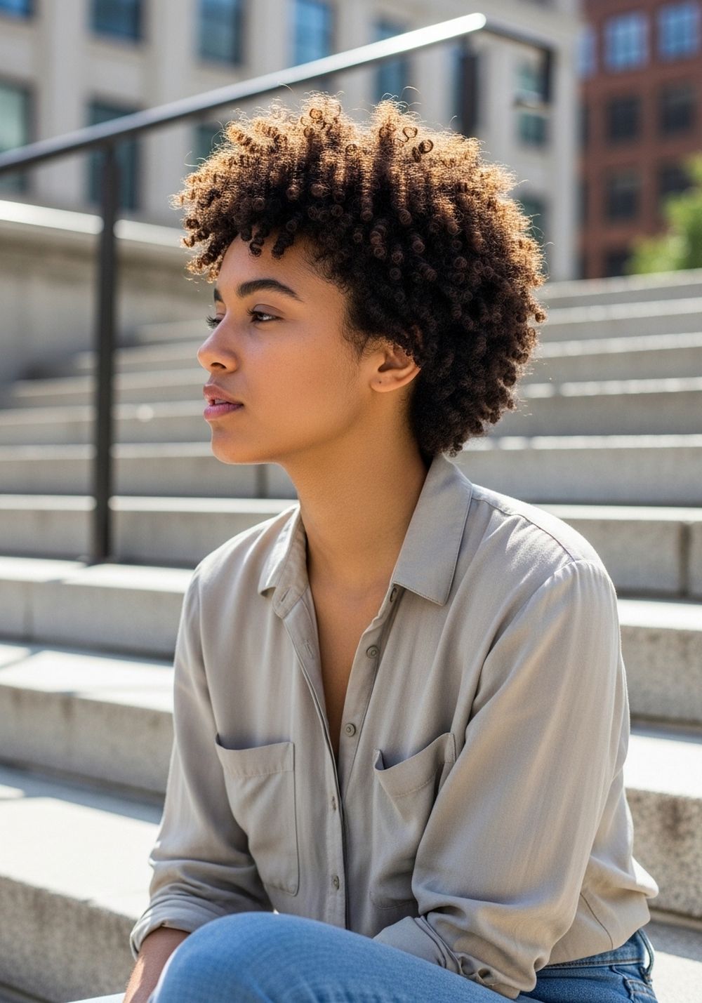 Coily Beatnik Mini Afro