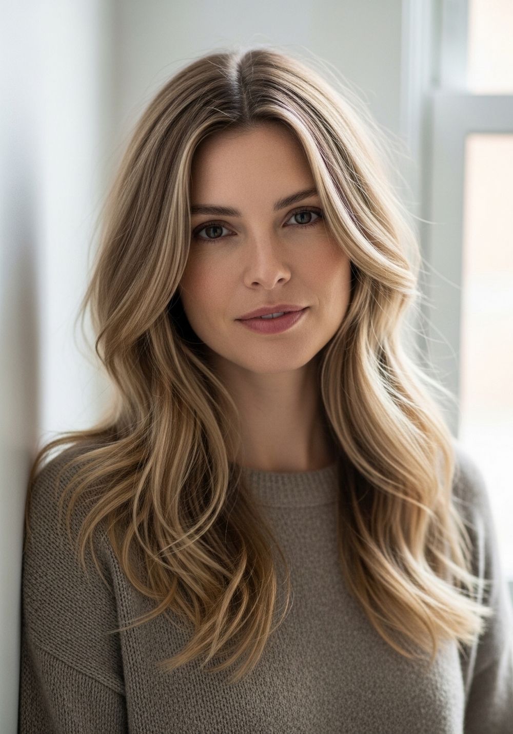 Cool Sand Bronde with Airy Bends