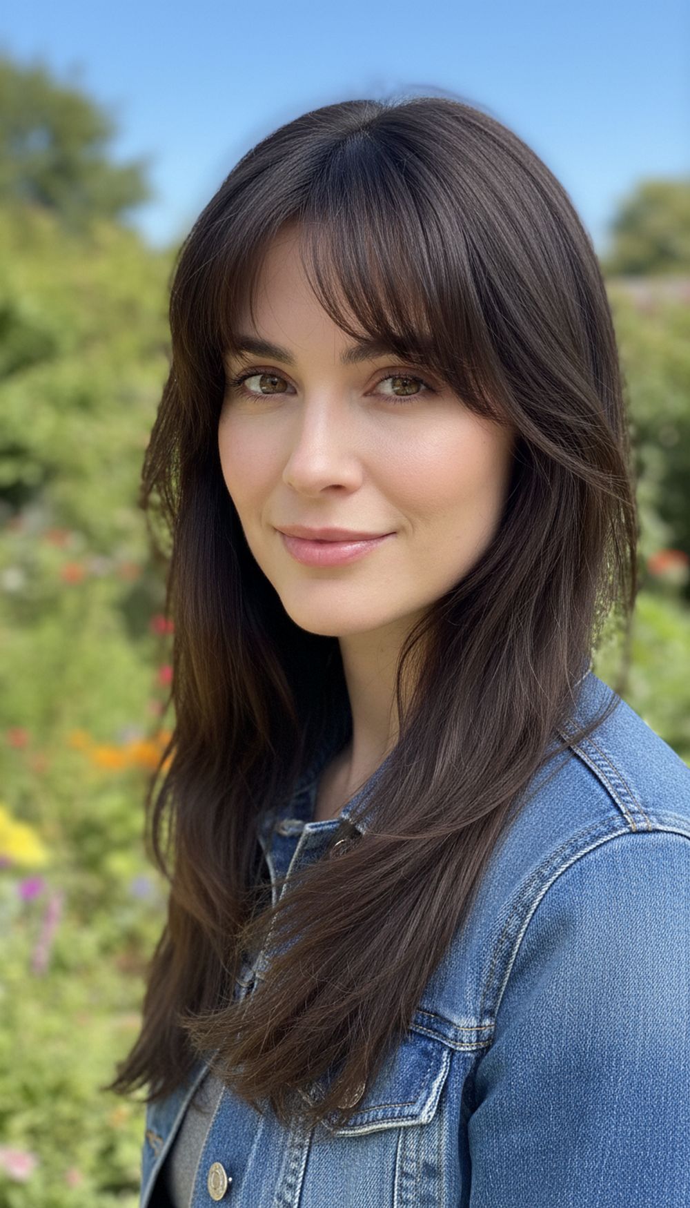 Curtain Bangs With Long Length Hairstyles