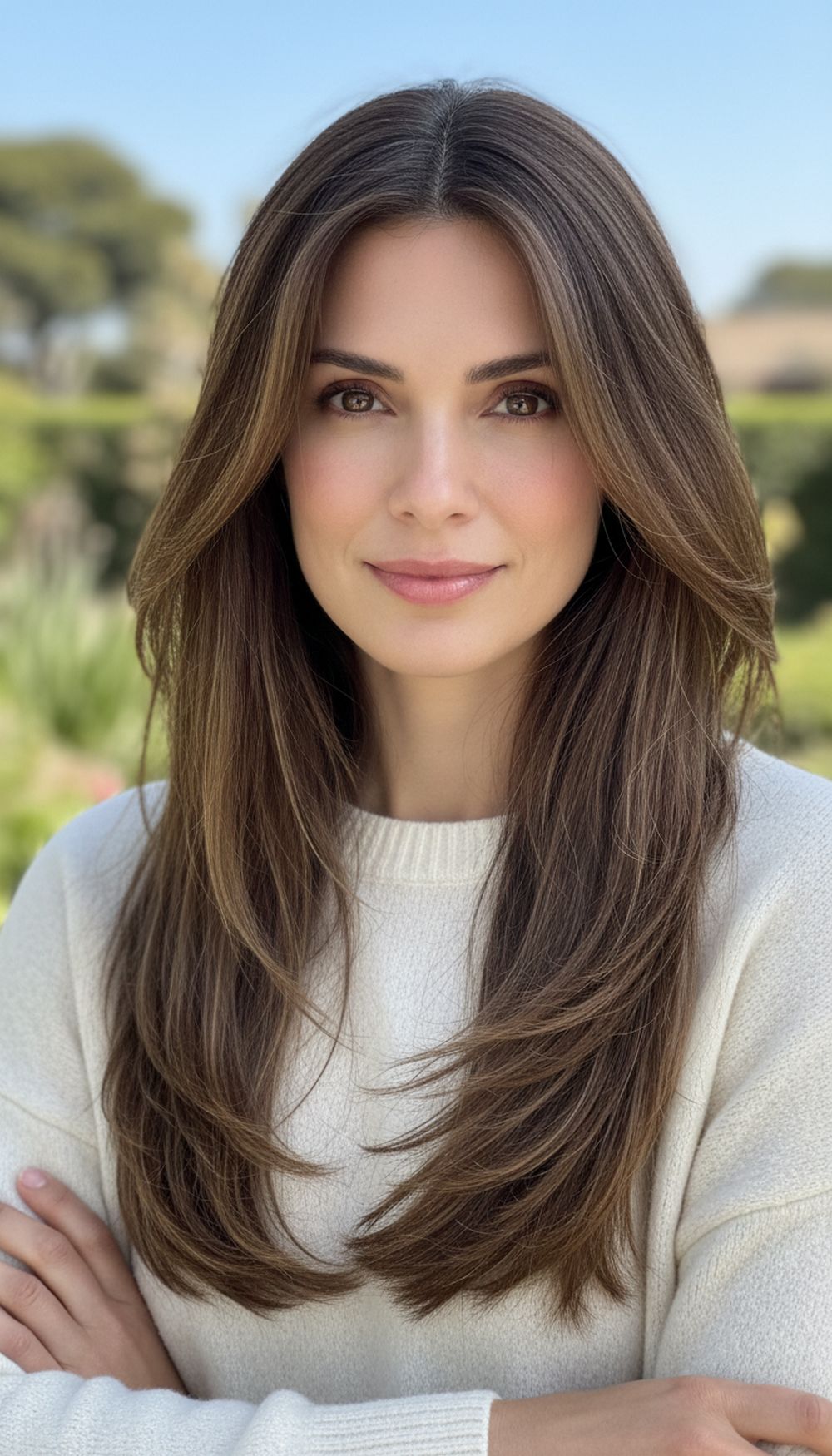 Face-Framing Layered Length Hairstyles