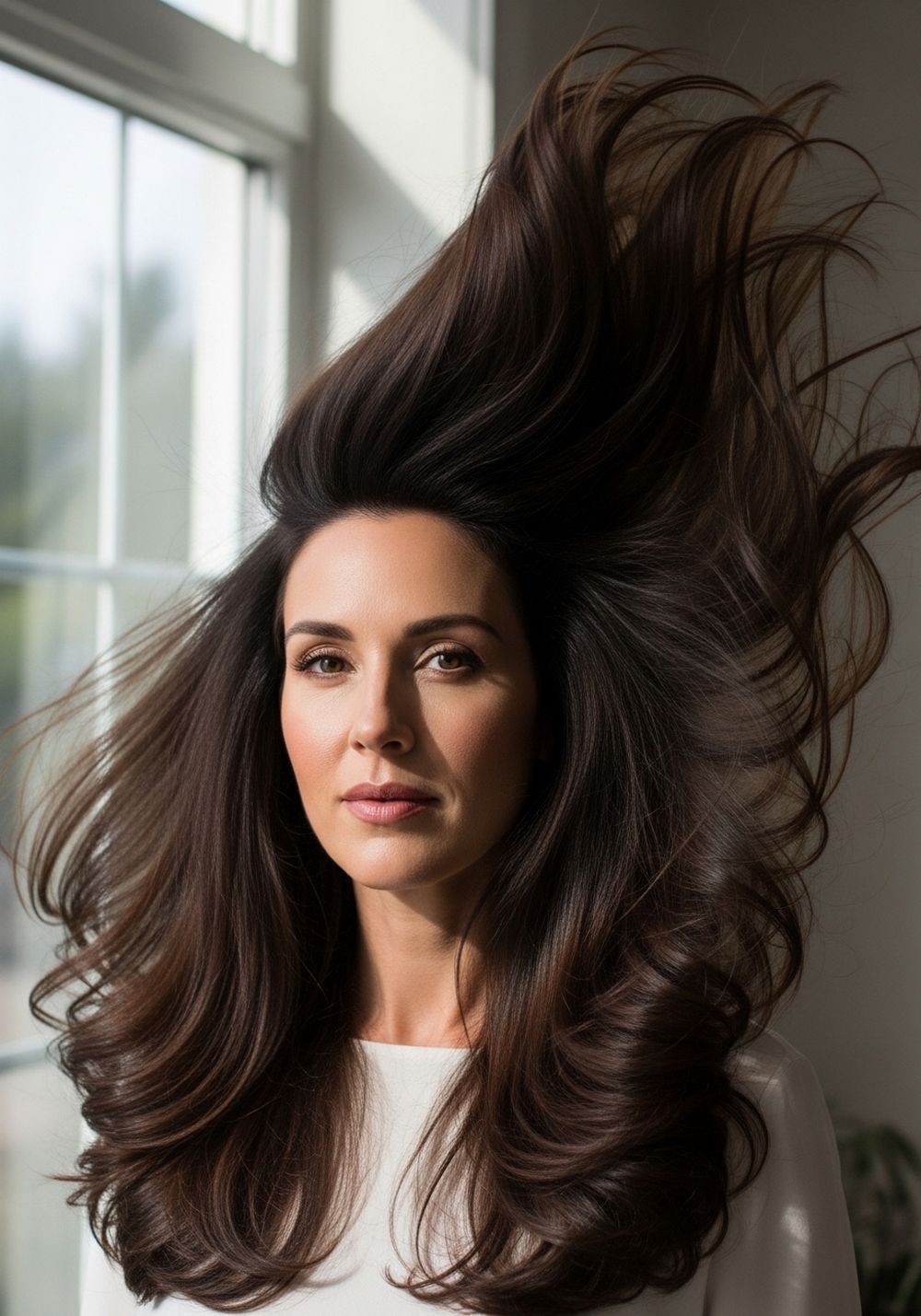 Glam Blowout Feathered Butterfly