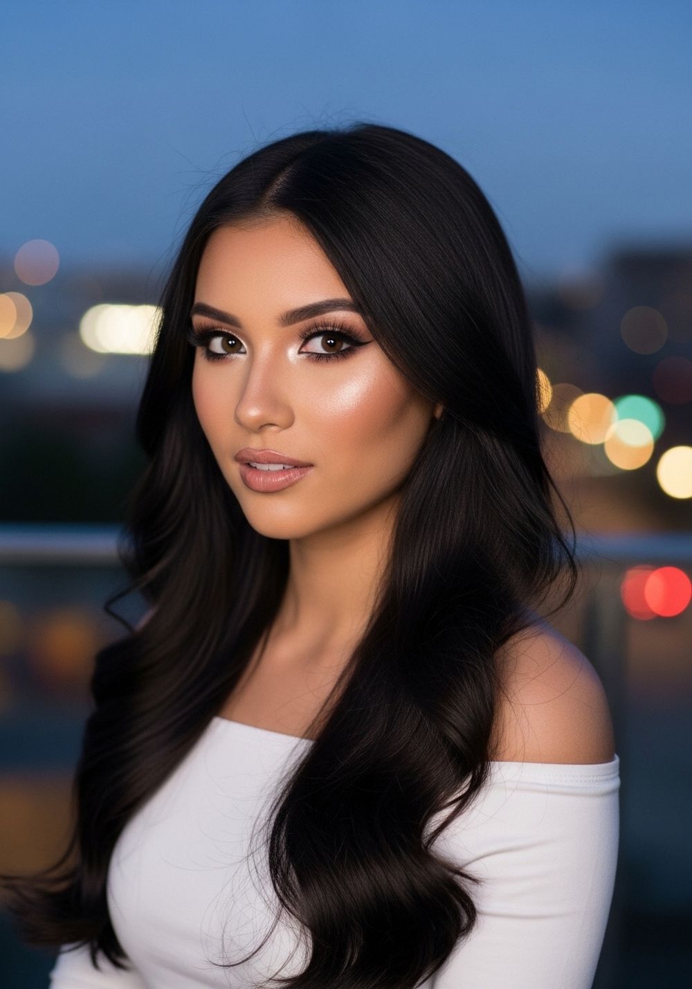 Glam Butterfly Layers Red-Carpet Blowout Hairstyle