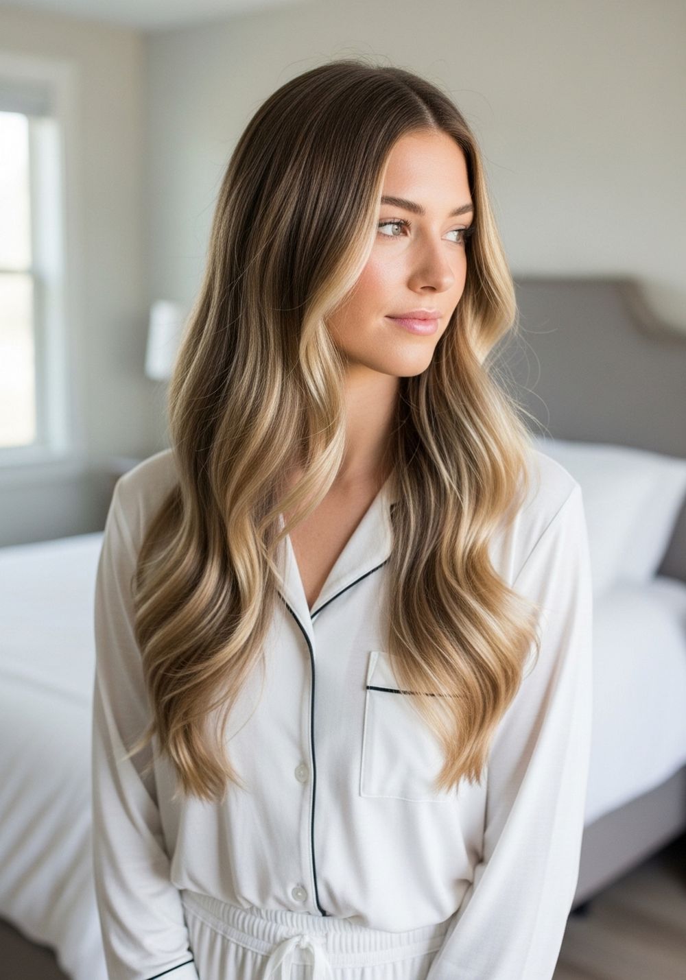 Heatless Headband Beach Waves