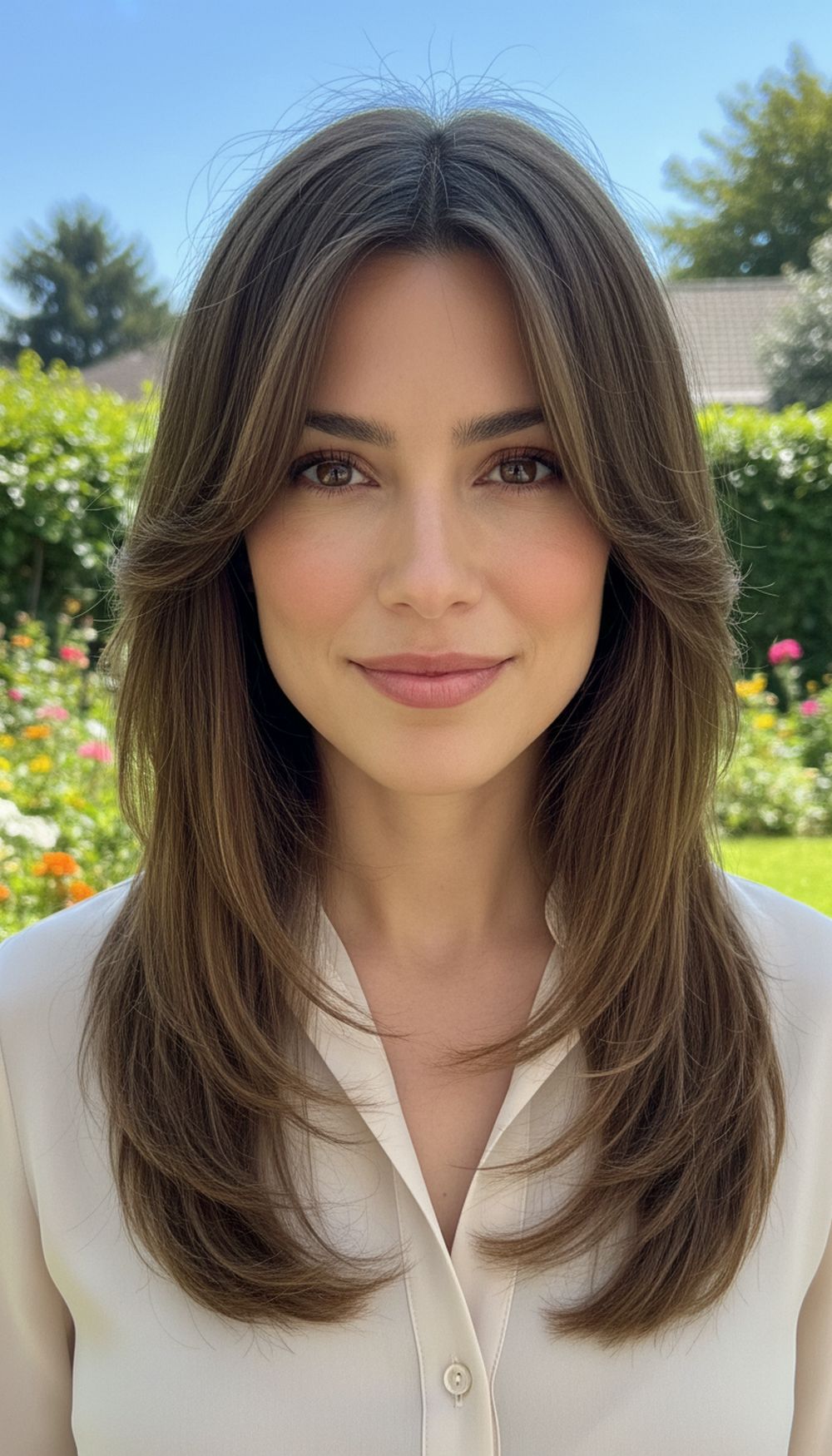 Long Straight Shag-Inspired Cut Hairstyles