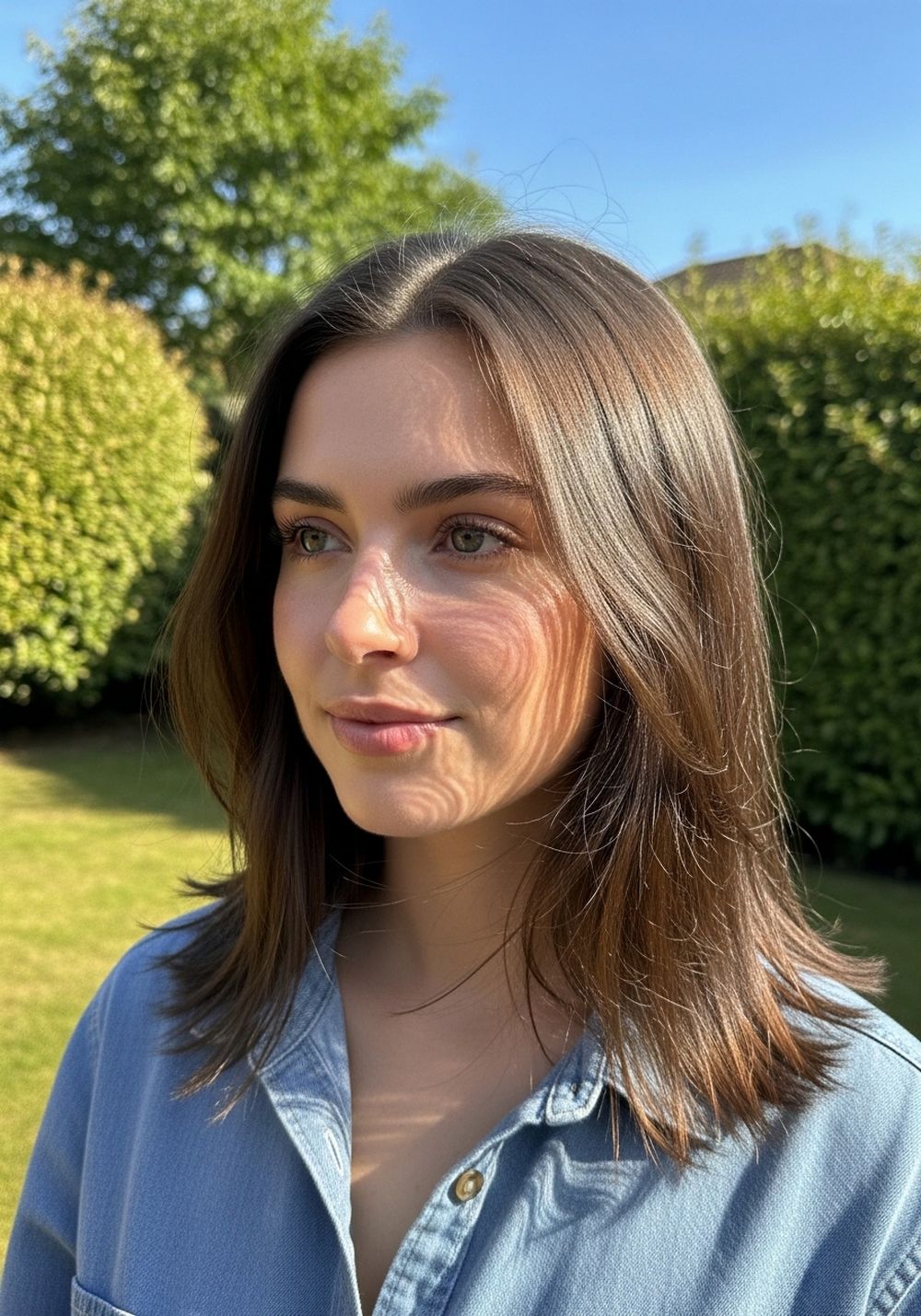 Low-Maintenance Graduated Midi Hairstyle