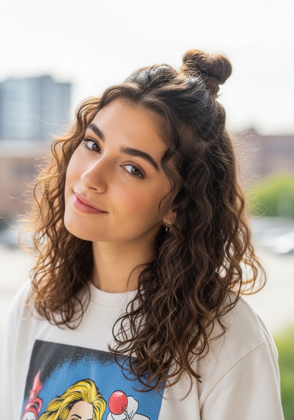 Mini Top Knot Hairstyle