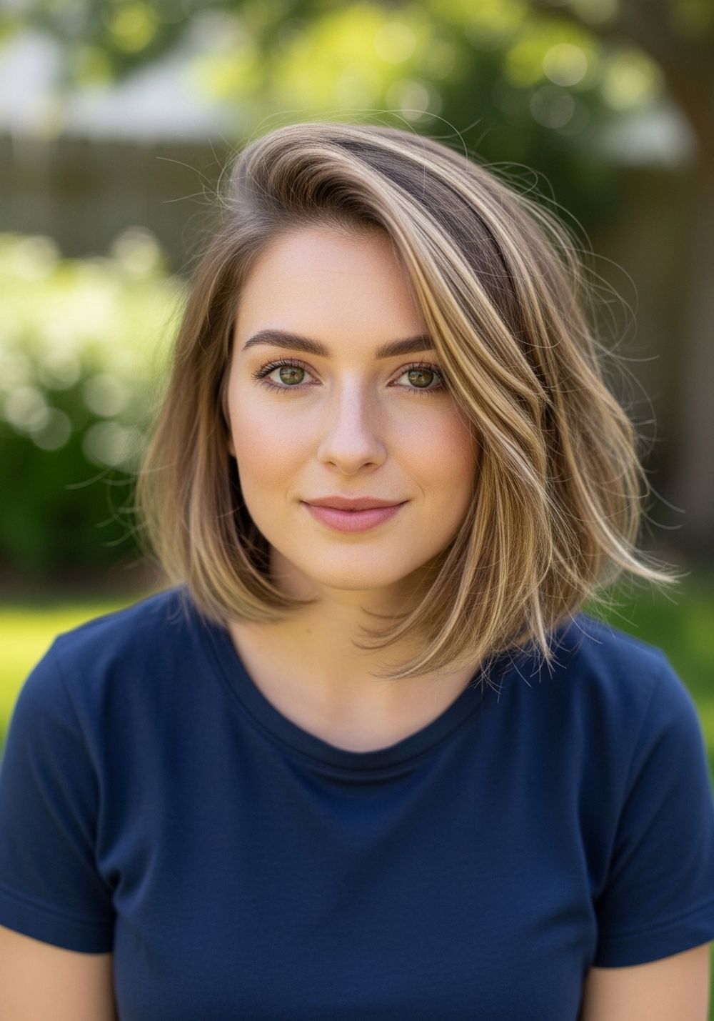 Polished Side Flick Long Bob Hairstyle