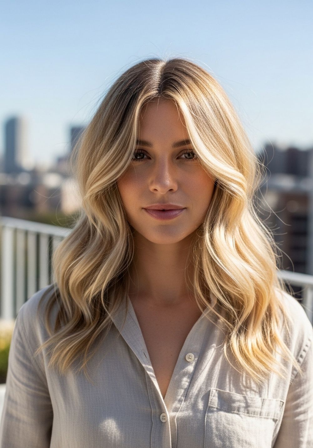 Sand Blonde Beach Layers